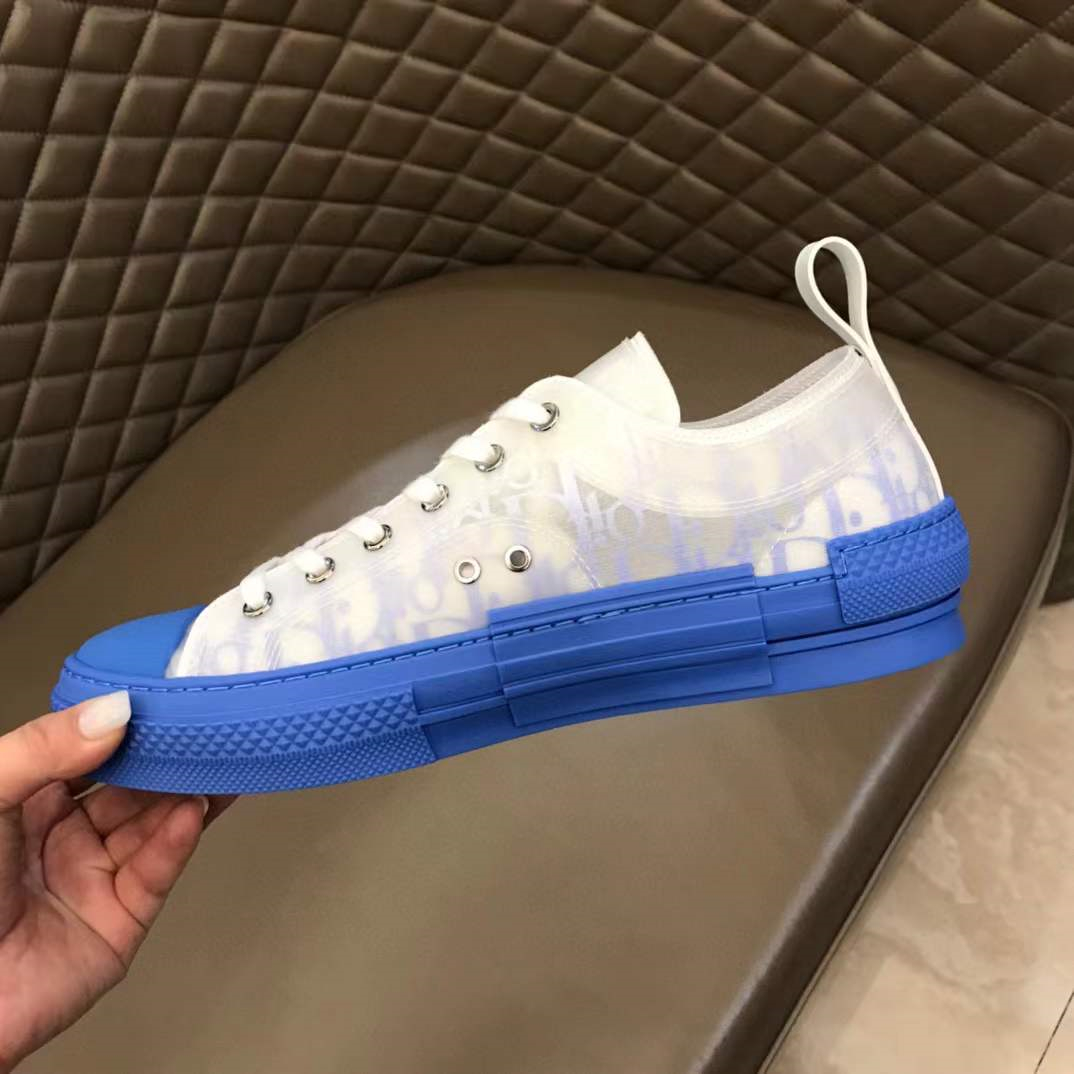 Dior B23 2022 New Style Low Top Logo Oblique Canvas 03 - Sneaker Replica Workshop