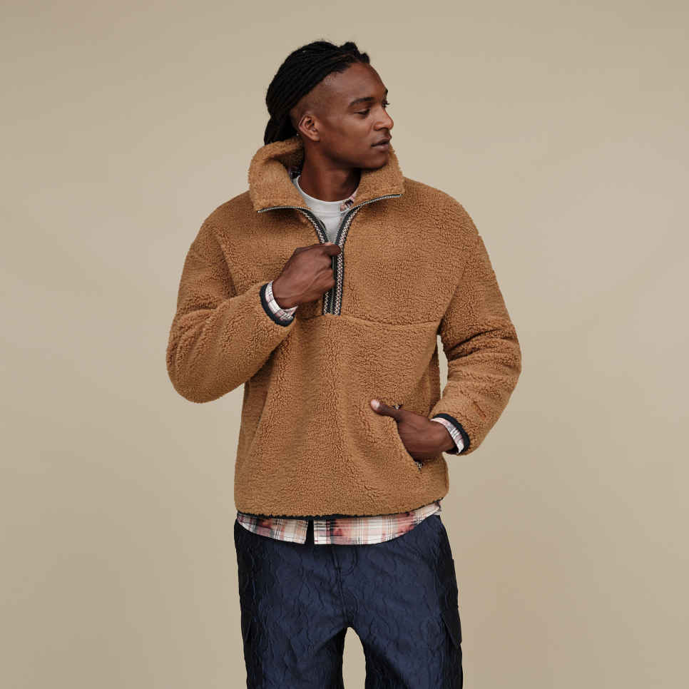 COACH Men's UGGbraid Half Zip