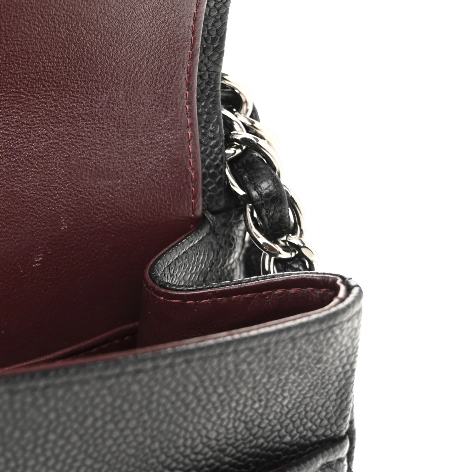 Caviar Quilted Jumbo Double Flap Black - Top Club