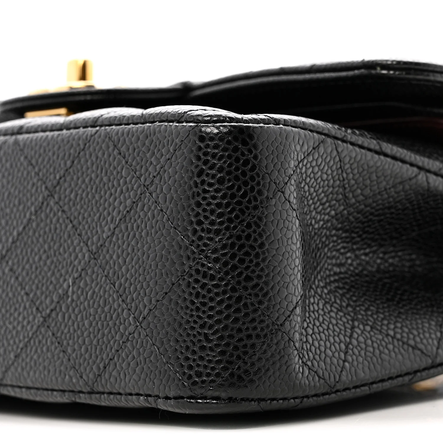 Caviar Quilted Small Double Flap Black - Top Club