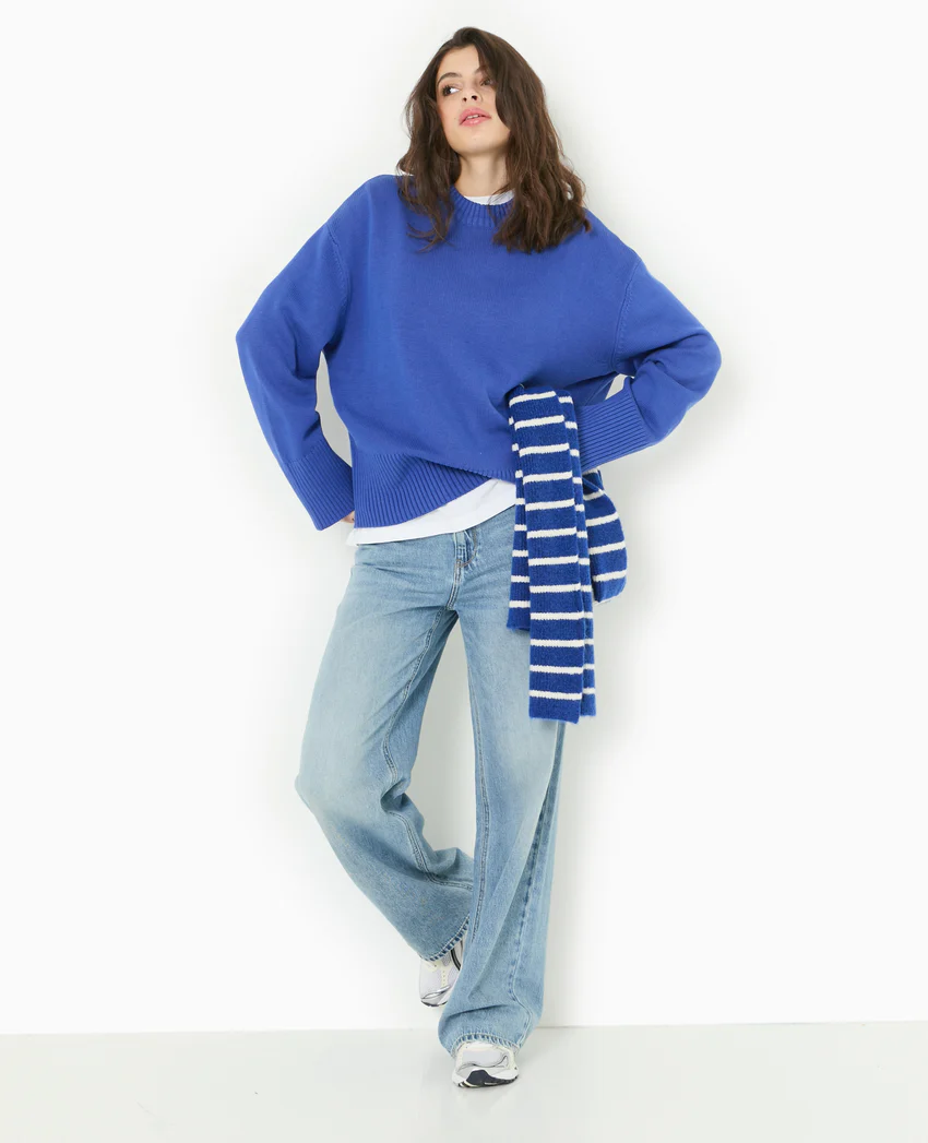 Pimkie Pull oversize avec grands bord-côtes