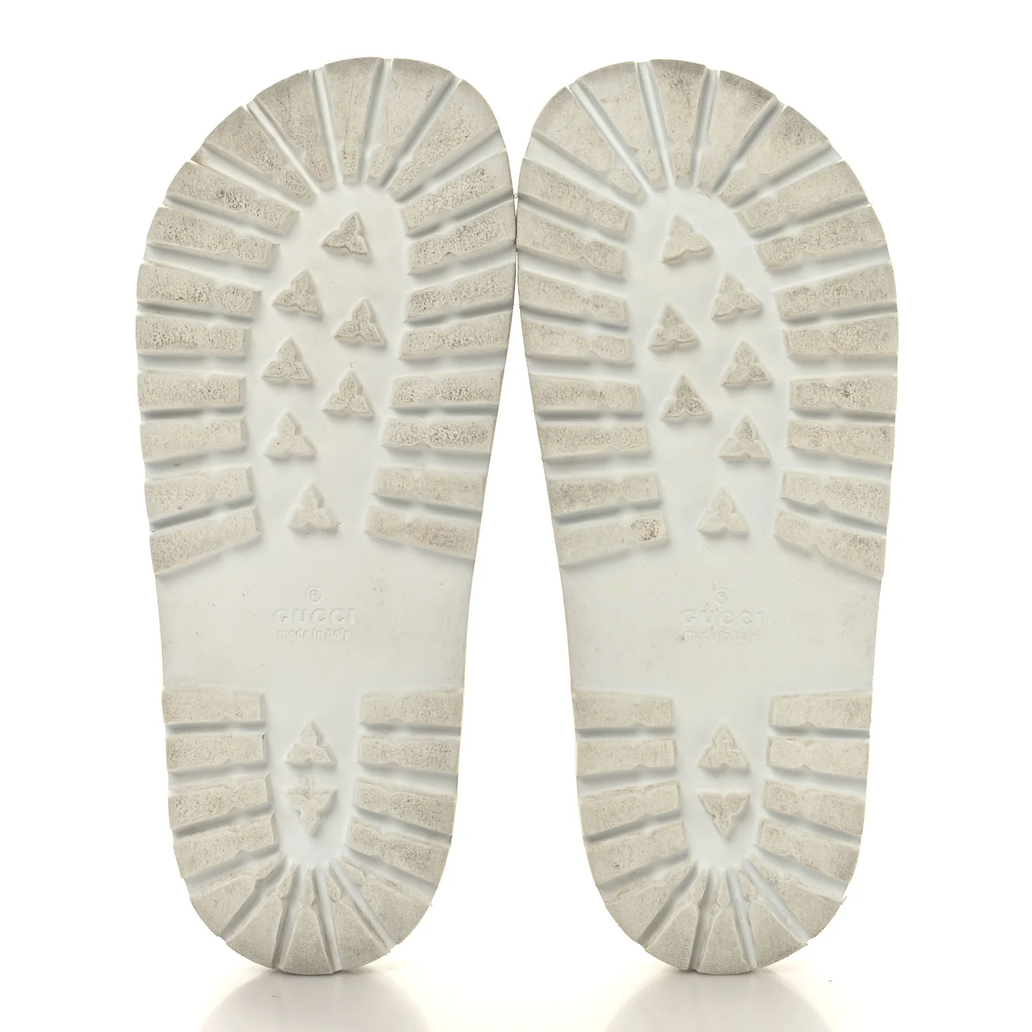 Rubber Web Mens Lug Sole Slide Sandals Great 5 White Green Red - Top Club