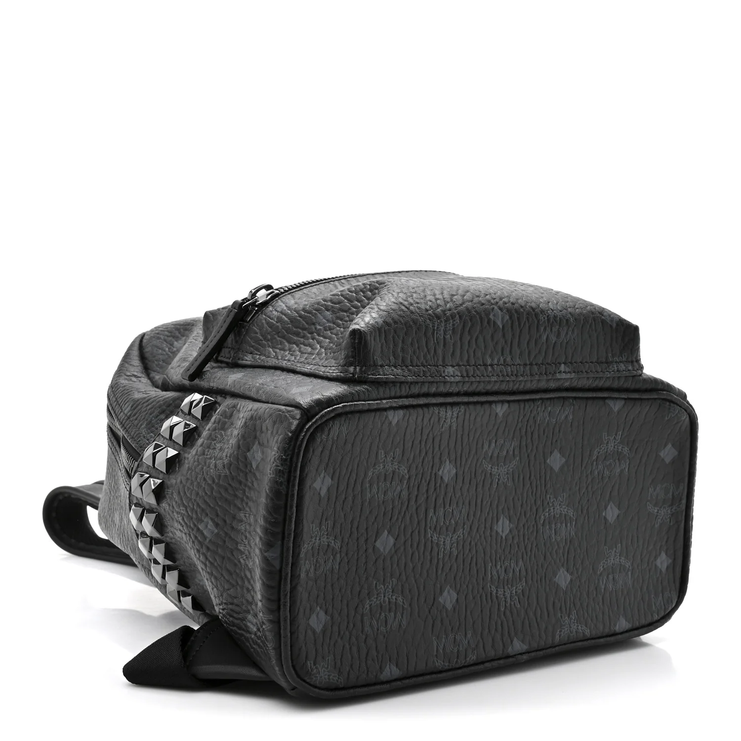 Visetos Medium Side Studs Stark Backpack Black - Top Club