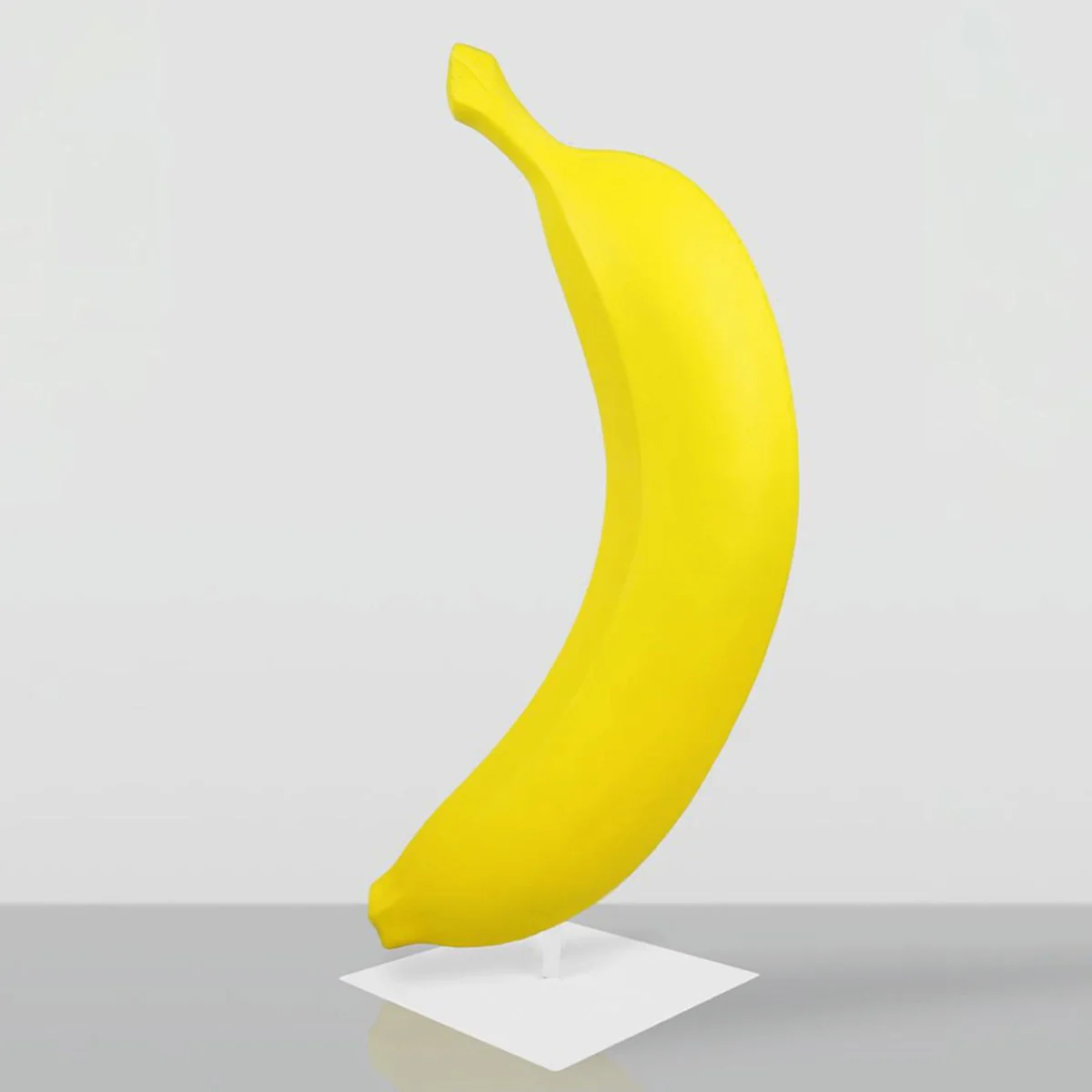 XXL decorative banana with stand yellow / white H. 170 cm - garden decoration
