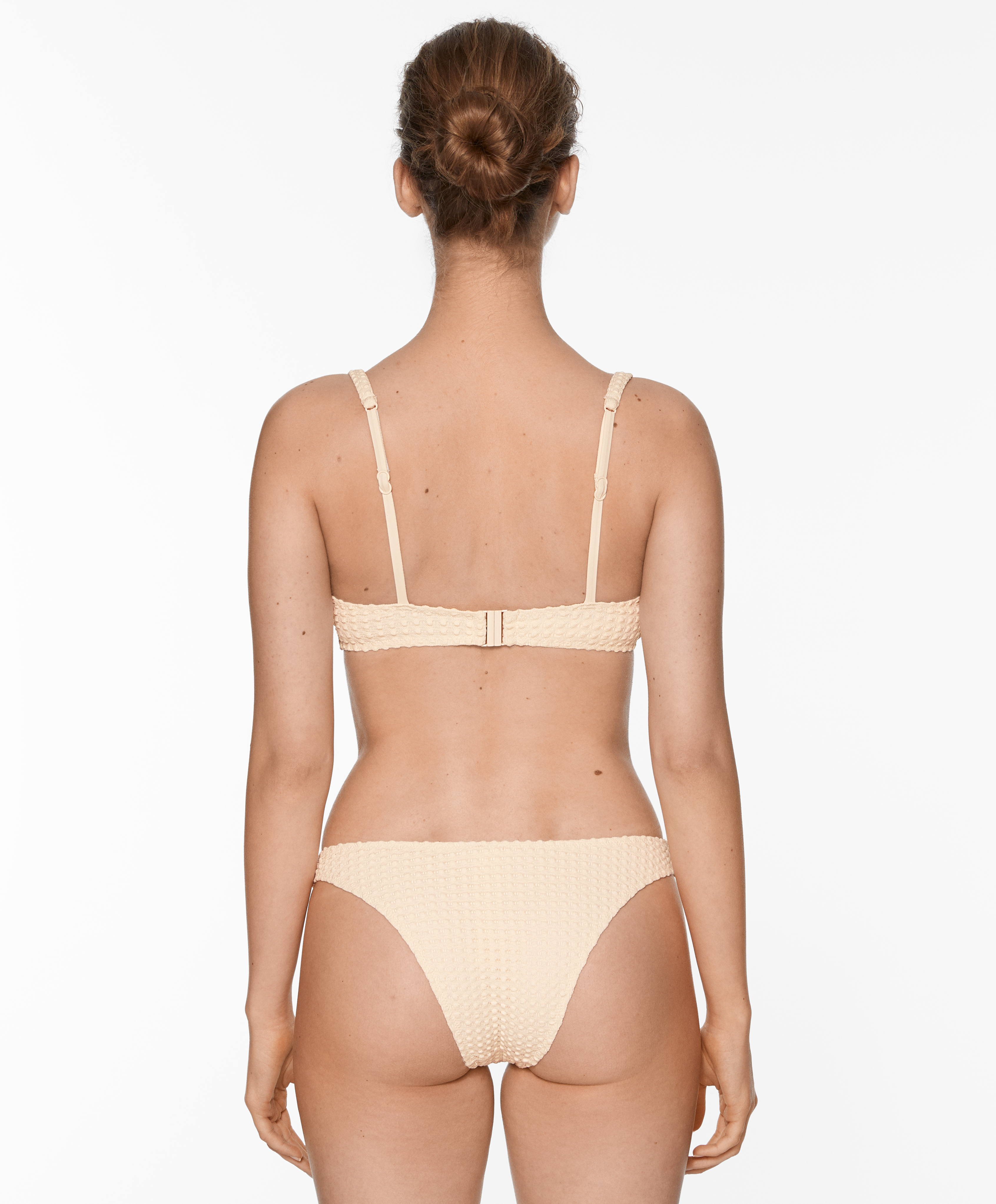 OYSHO Bubble textured medium-coverage bikini briefs
