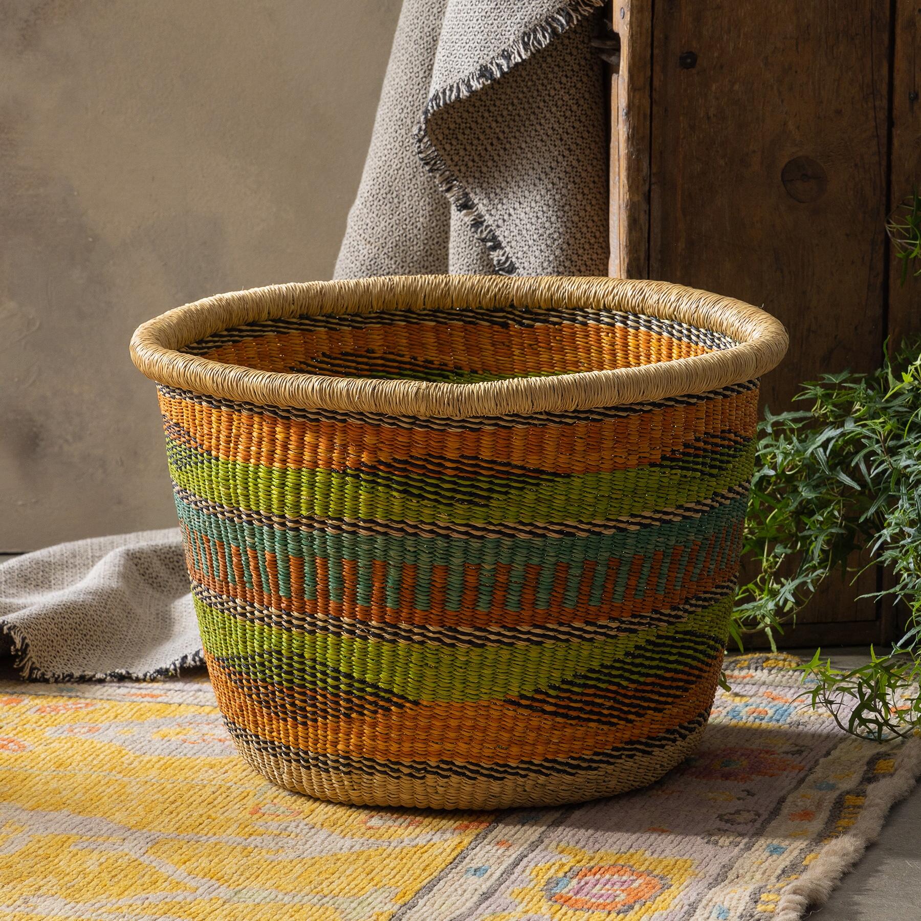 One-Of-A-Kind Ghanian Baskets - Sundance Living