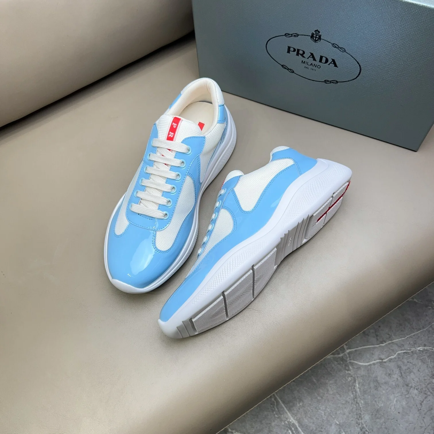 Prada Unisex Sneakers Luxury Fashion Sneakers - Sneaker Replica Workshop