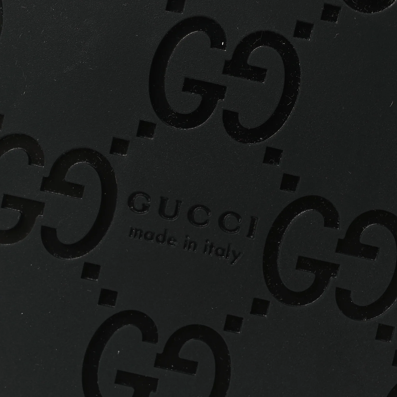 Guccissima GG Embossed Womens Sandals 37 Black - Top Club