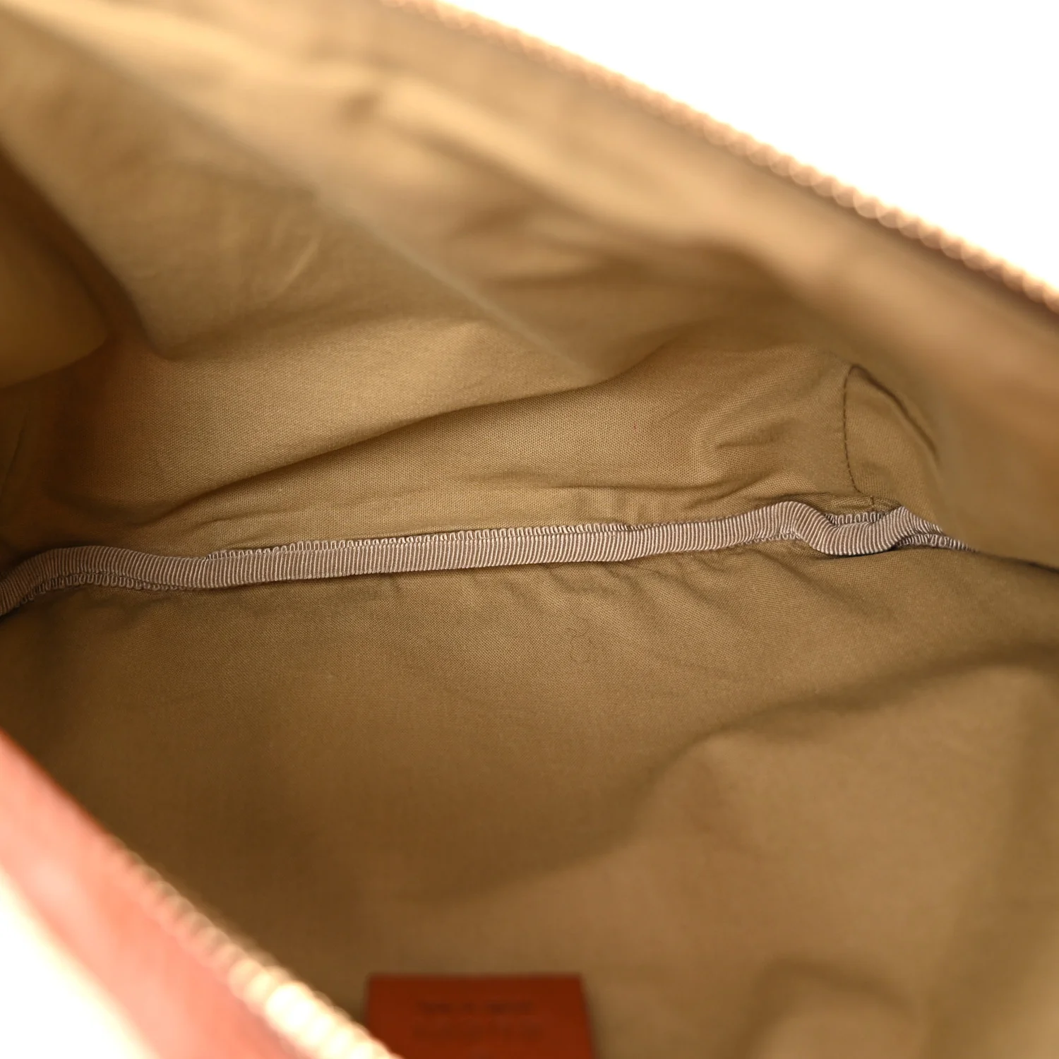 Vintage Canvas Web Belt Bag Sand Cuir - Top Club