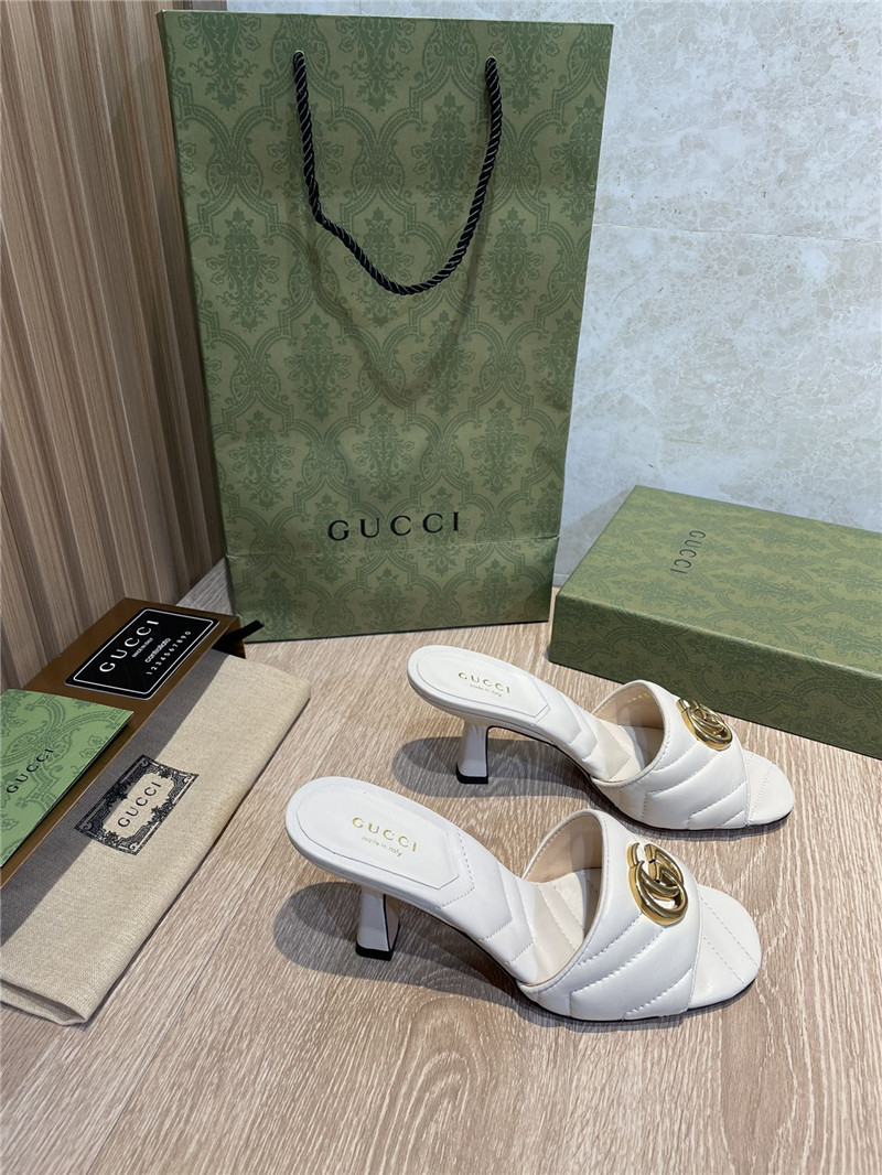 gucci gg high heel slippers sandals - Sneaker Replica Workshop