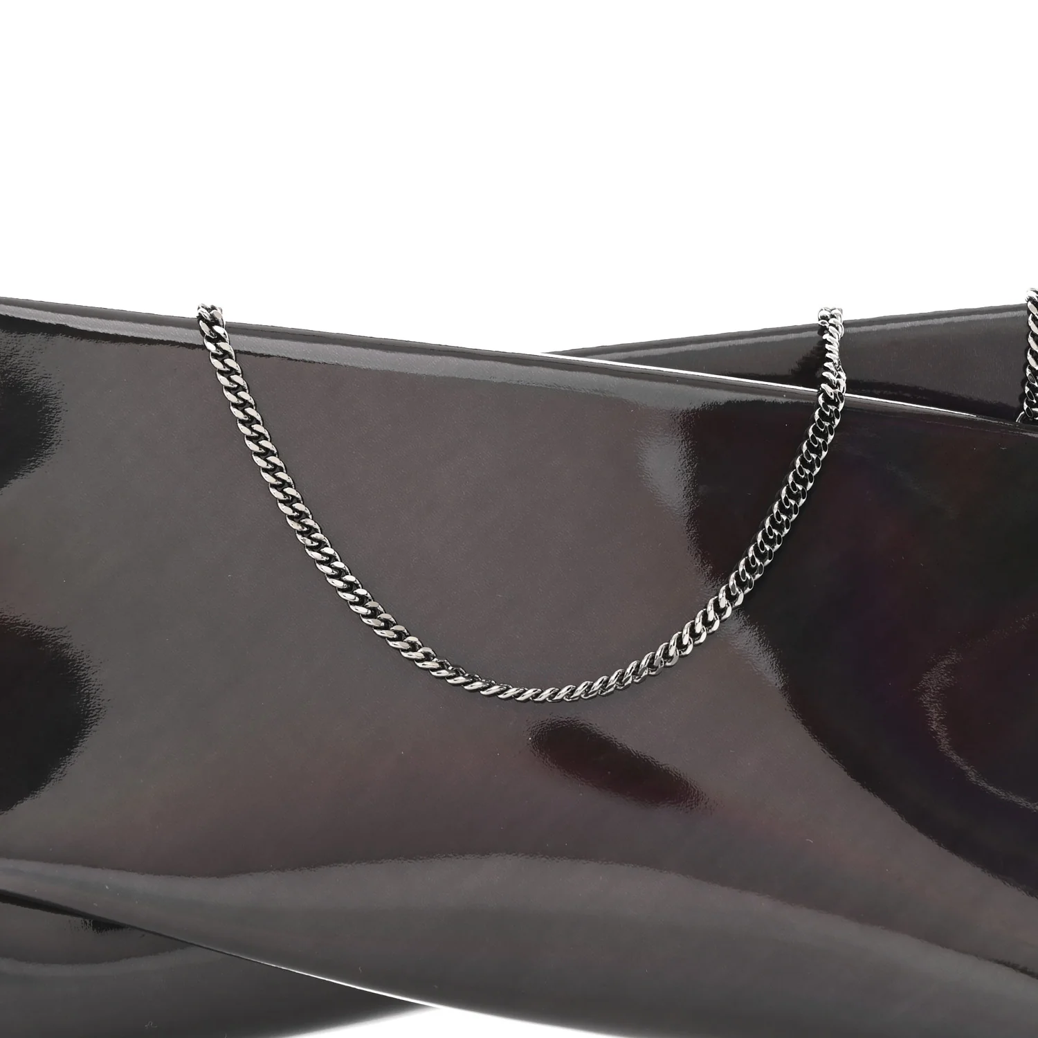Patent Psychic Loubitwist Clutch Black - Top Club
