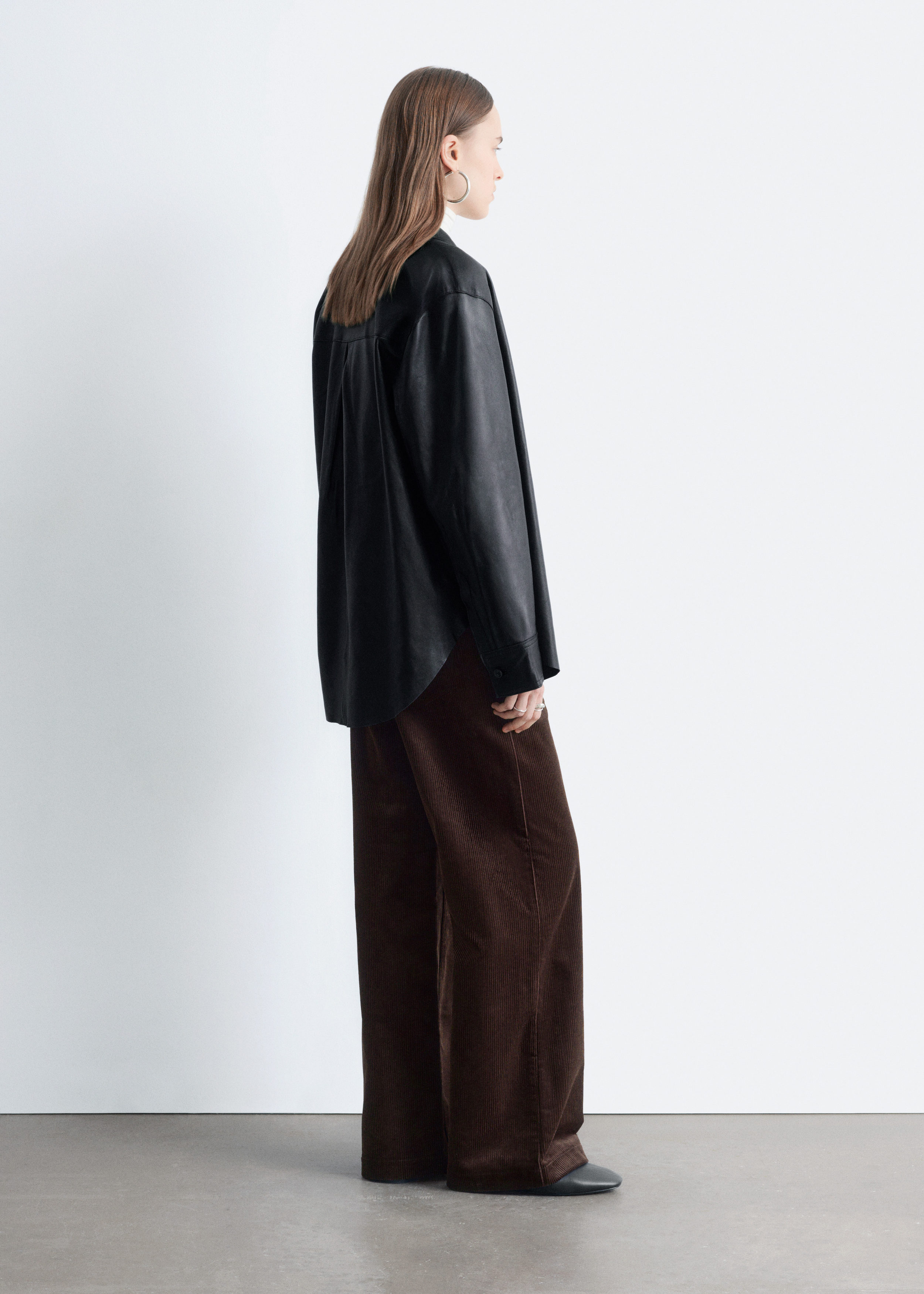 & Other Stories WIDE-LEG CORDUROY TROUSERS