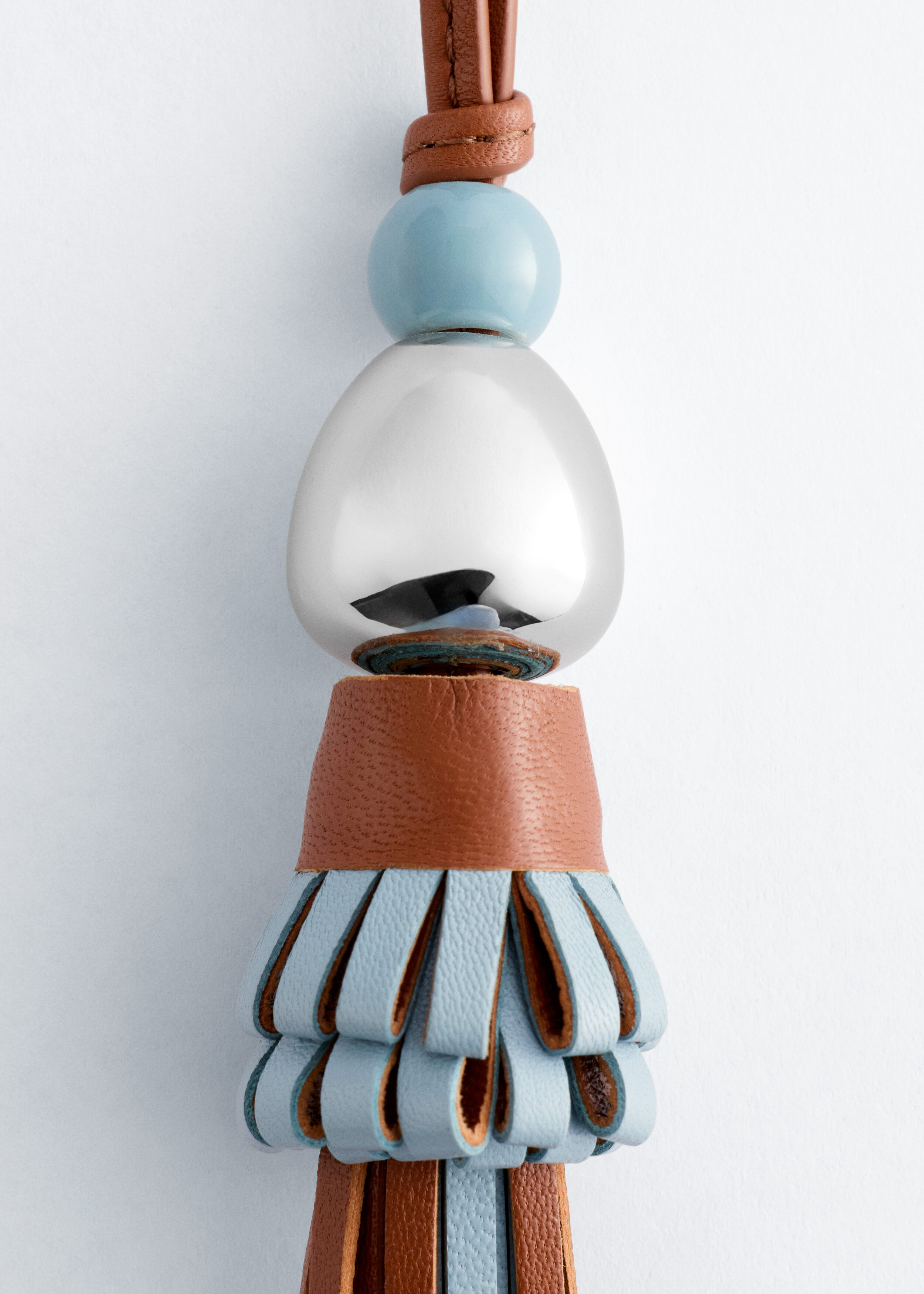 & Other Stories LEATHER TASSEL BAG CHARM