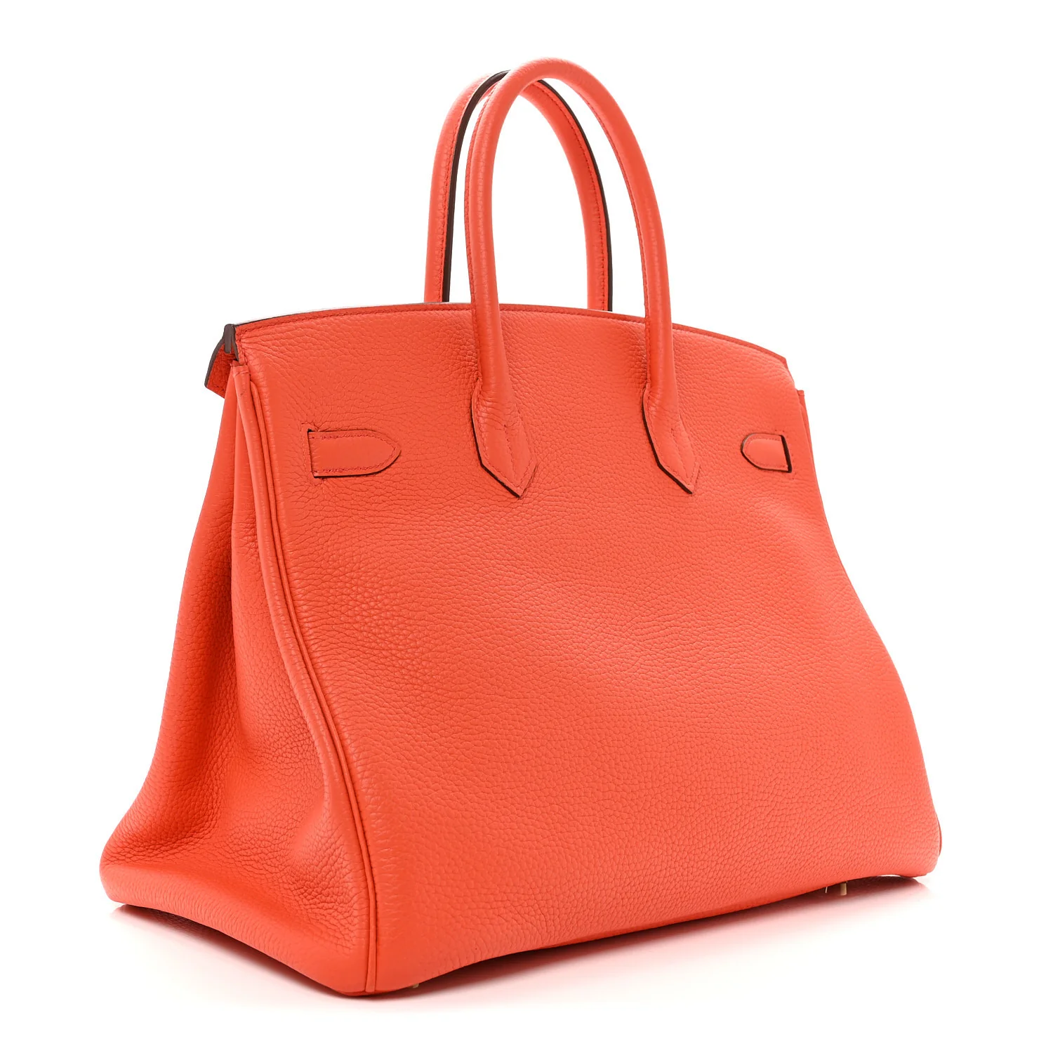 Togo BIRKIN 35 Orange Poppy - Top Club