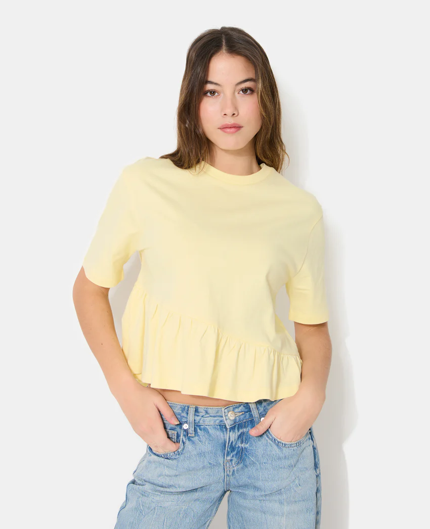 Pimkie T-shirt avec volant asymétrique
