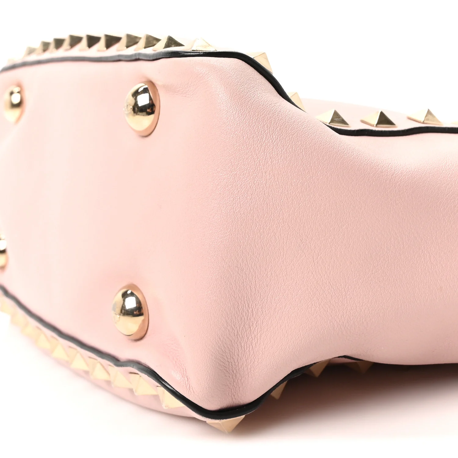 Vitello Mini Rockstud Tote Water Rose - Top Club