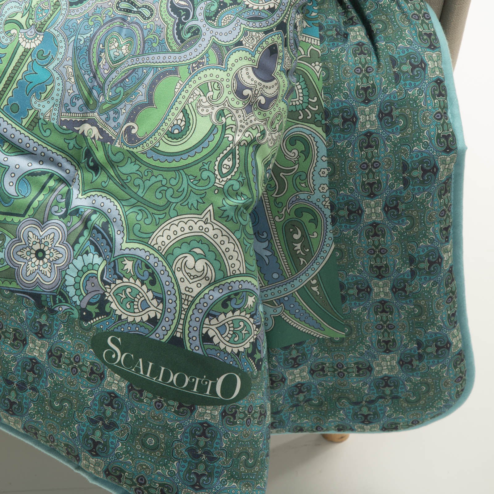 Plaid Scaldotto In Cotone Mandarin Cm. 130X170 Anice Caleffi