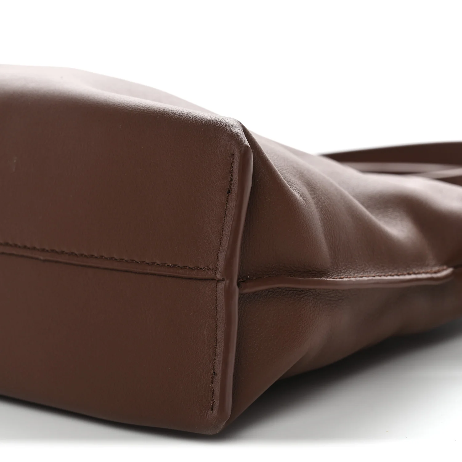 X SUNA FUJITA Nappa Flamenco Knot Clutch Havana - Top Club