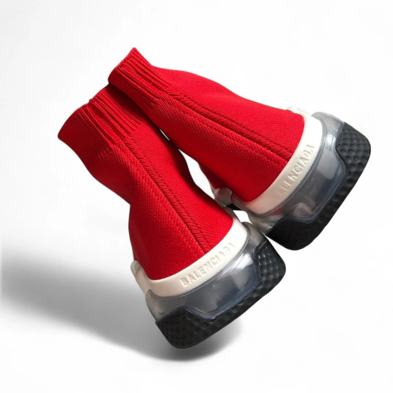 Balenciaga Speed Clearsole Sneaker Red - Sneaker Replica Workshop