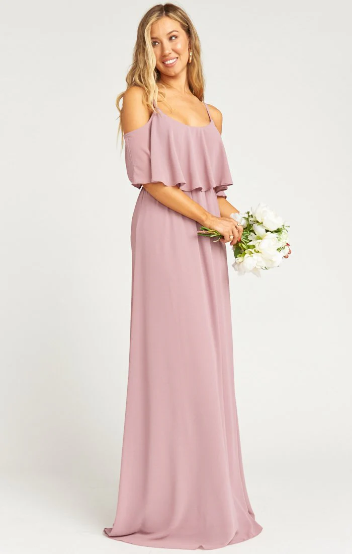 Caitlin Ruffle Maxi Dress