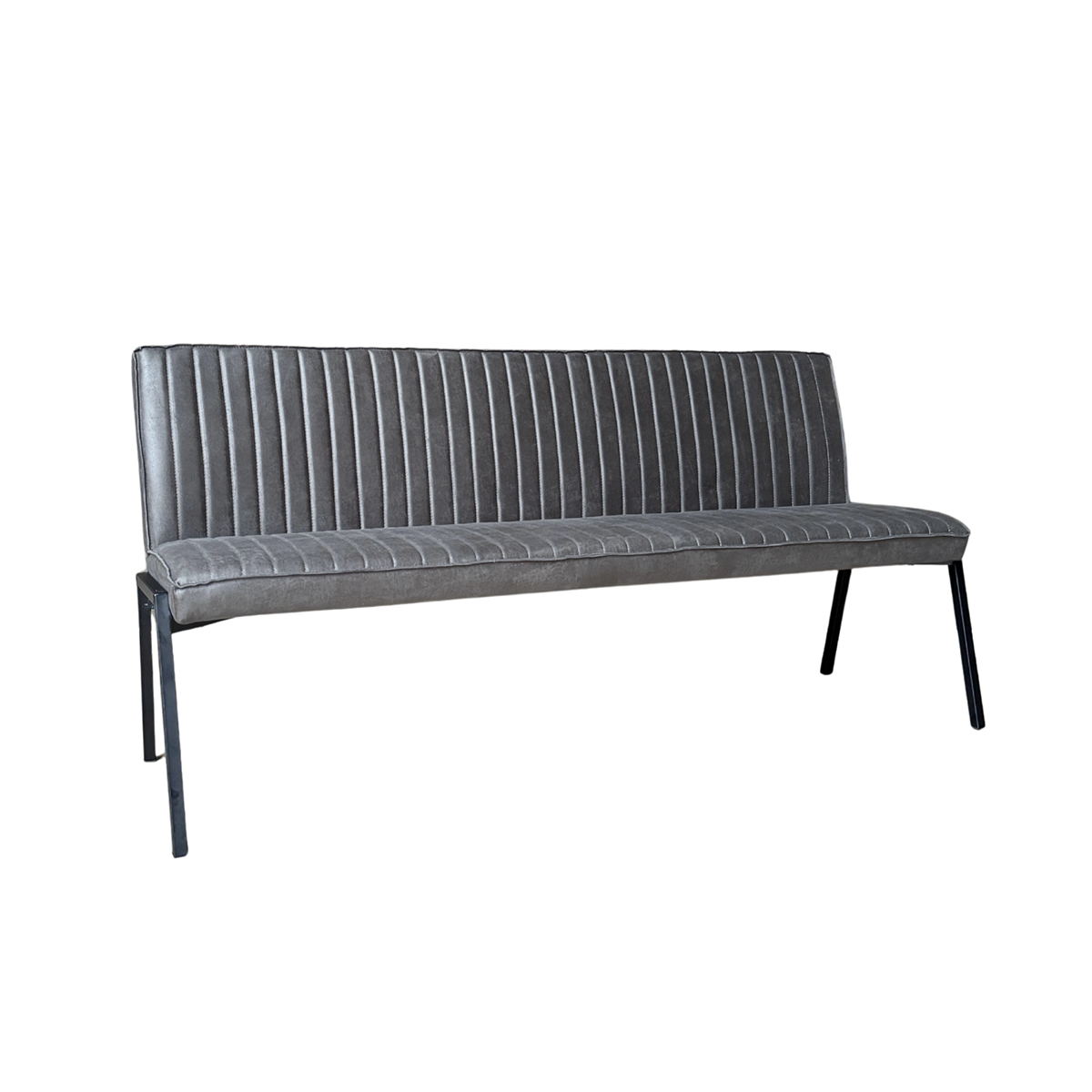 Eetkamerbank Stripes Antraciet 185 cm