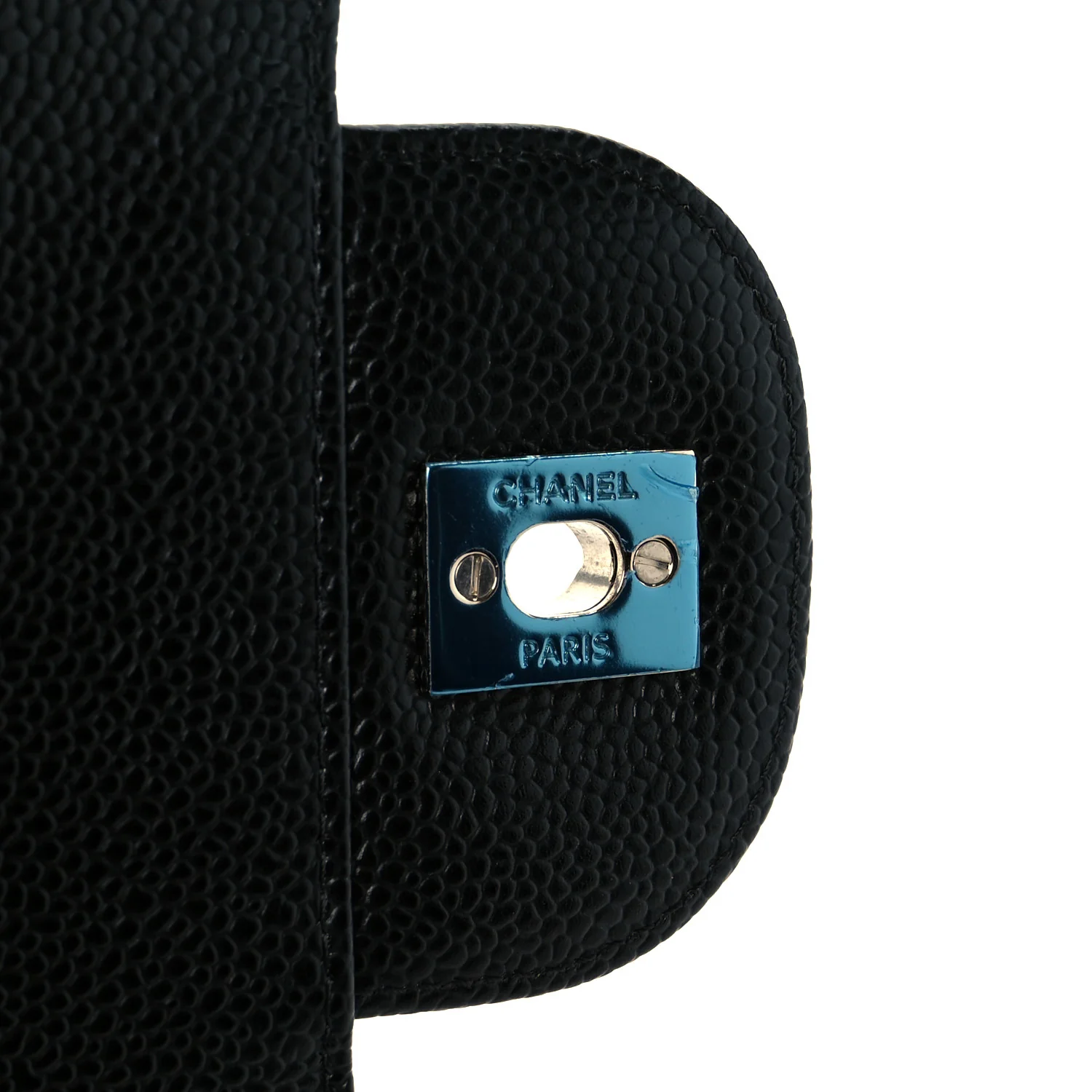 Caviar Quilted Jumbo Double Flap Black - Top Club