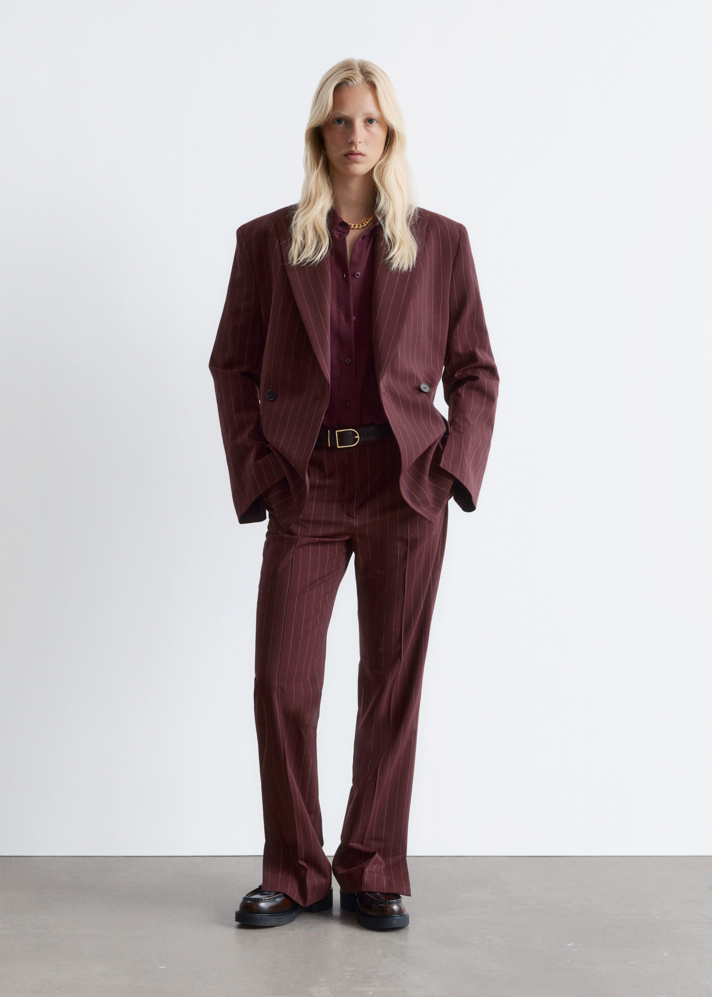 & Other Stories WOOL PRESS-CREASE TROUSERS