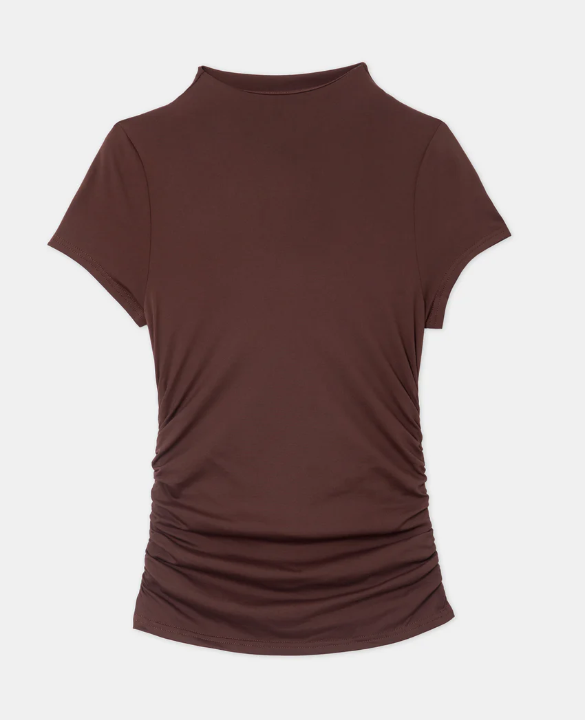 Pimkie T-shirt avec col montant et fronces côtés
