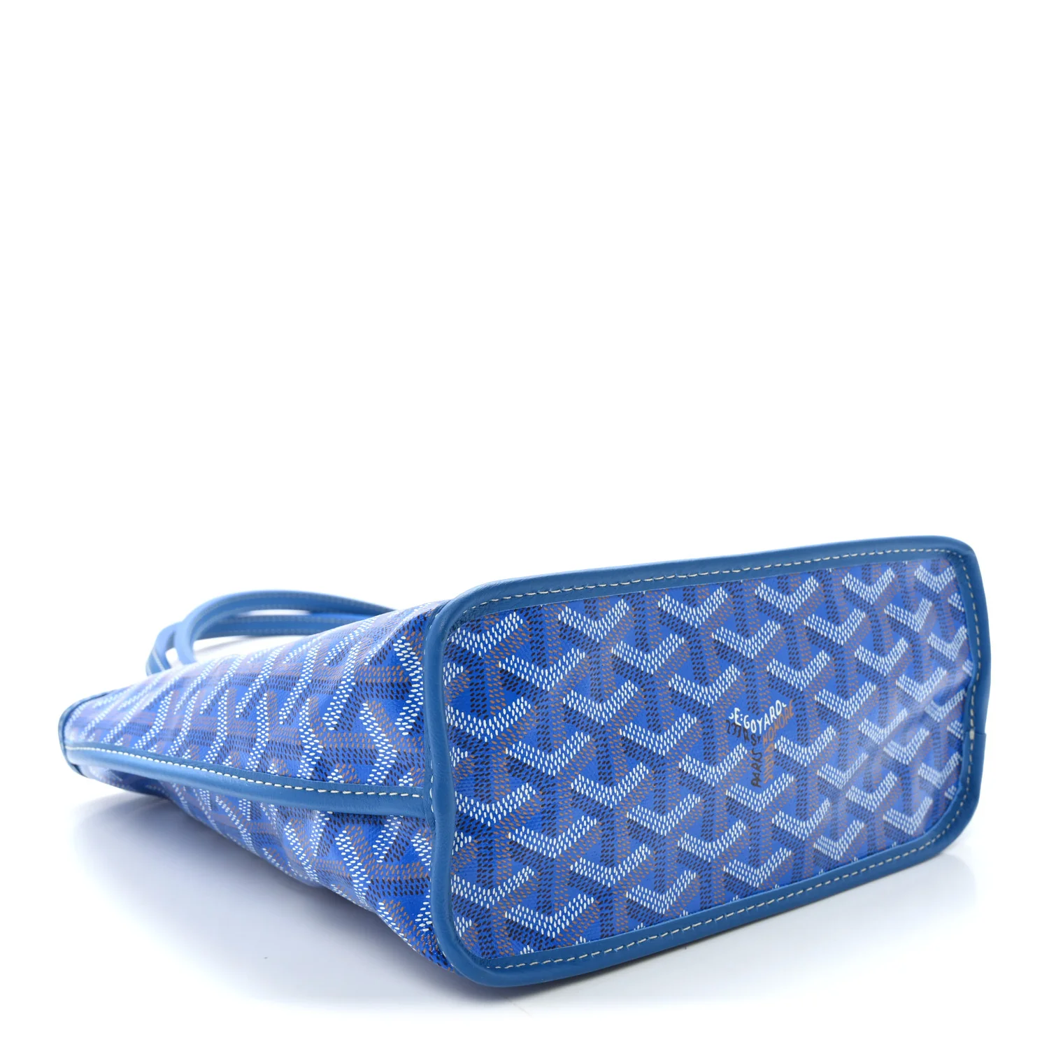 Goyardine Reversible Mini Anjou Sky Blue - Top Club