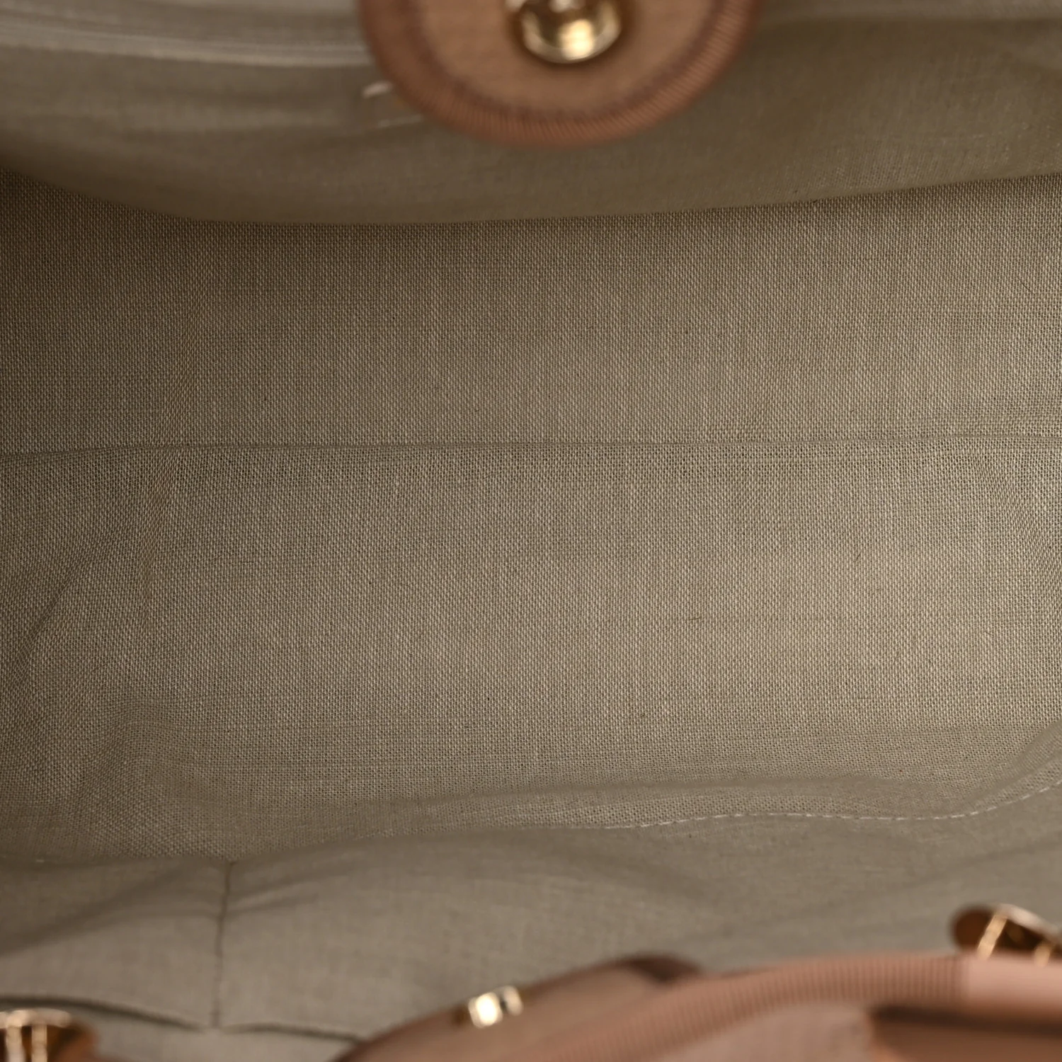 Mixed Fibers Small Deauville Tote Dark Beige - Top Club