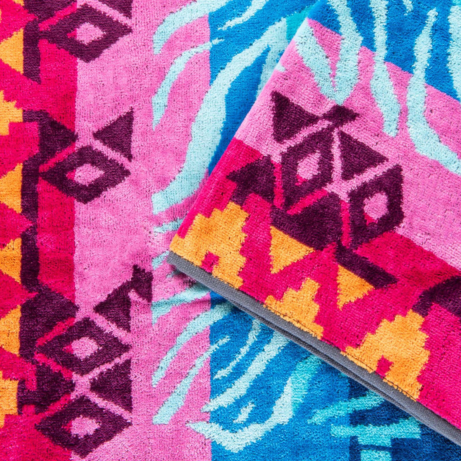 Telo Mare In Spugna Mexico 95X180 Fuxia Carrara