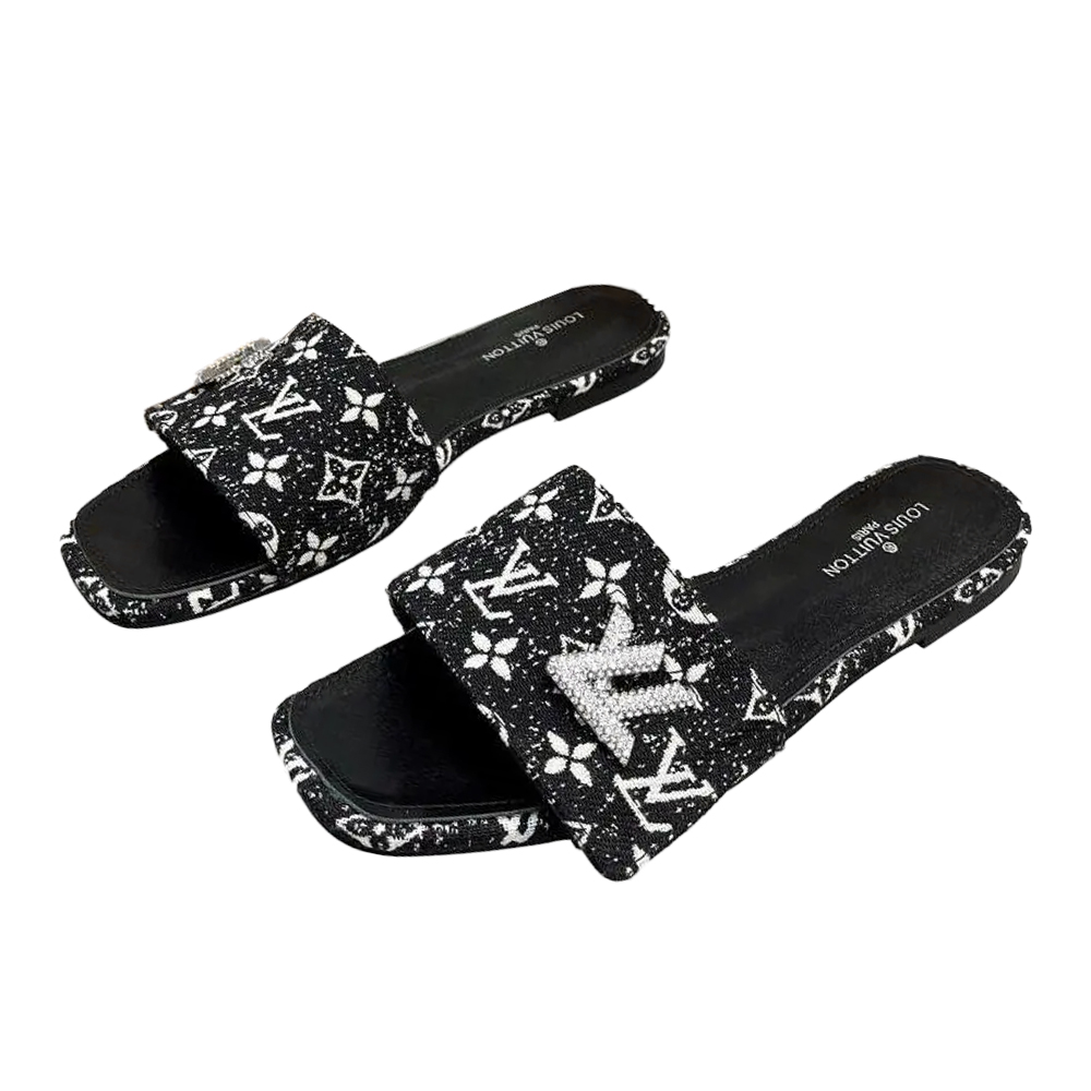 Louis Vuitton LV Flat Flat Flip-flops  Slide Sandal (Replica) - Sneaker Replica Workshop