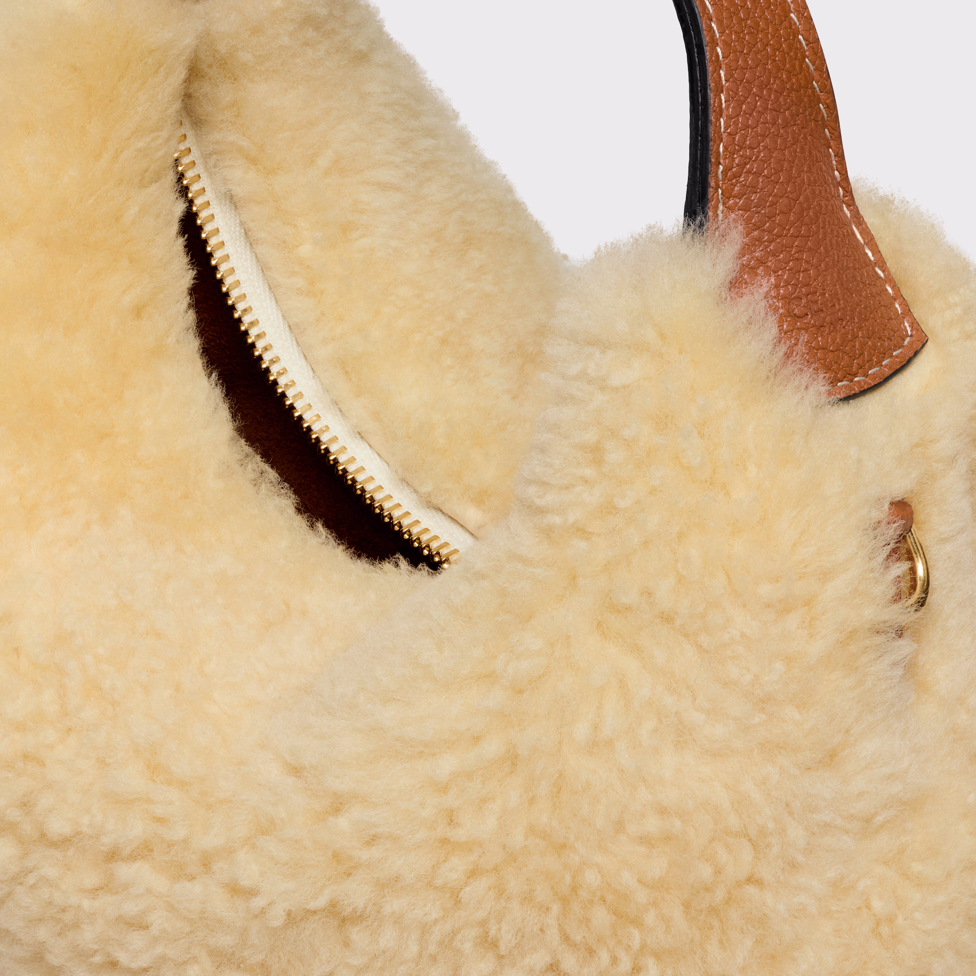 Teen Celine Lulu IN SHEARLING AND CALFSKIN - Top Club
