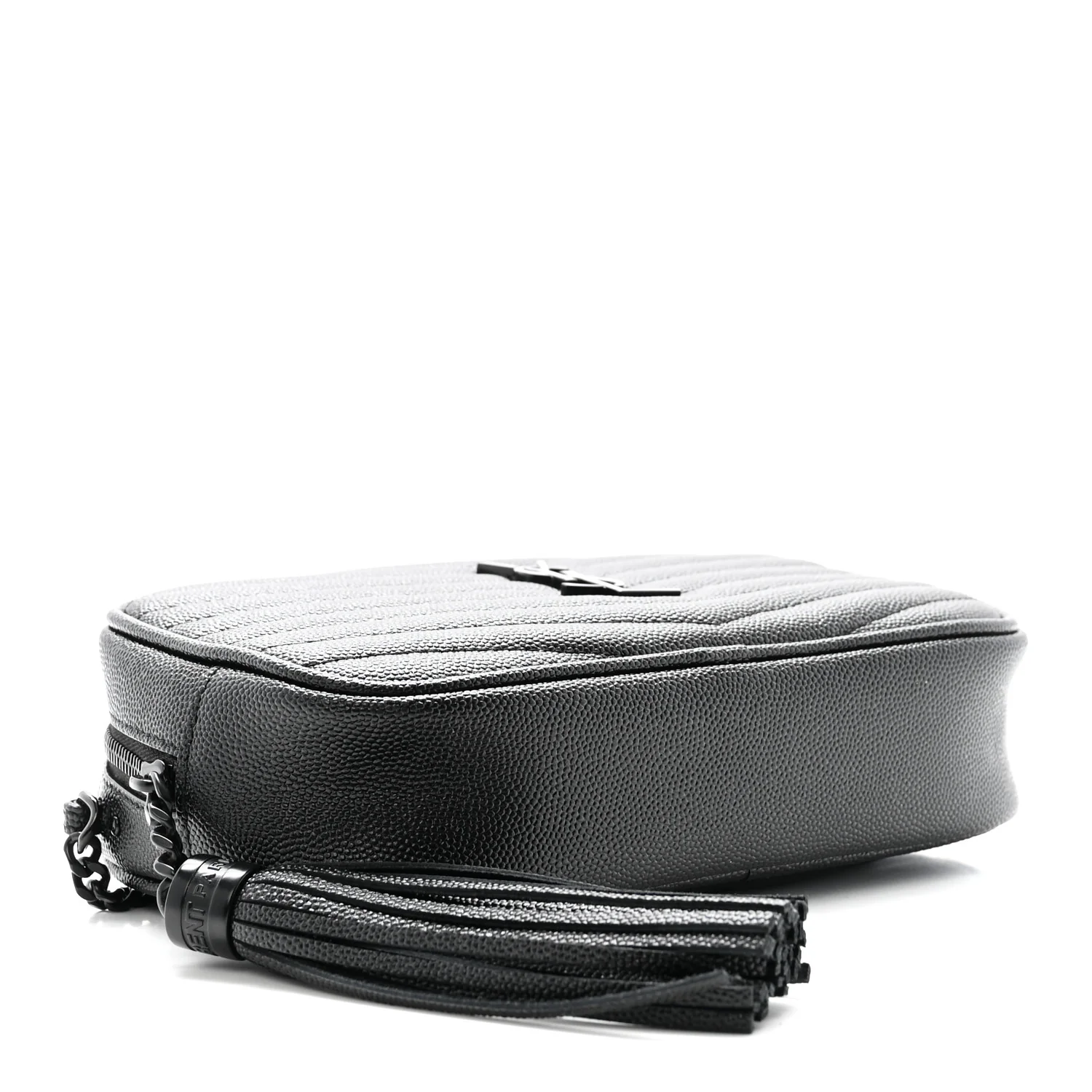 Grain De Poudre Matelasse Monochrome Monogram Mini Lou Camera Bag Black - Top Club