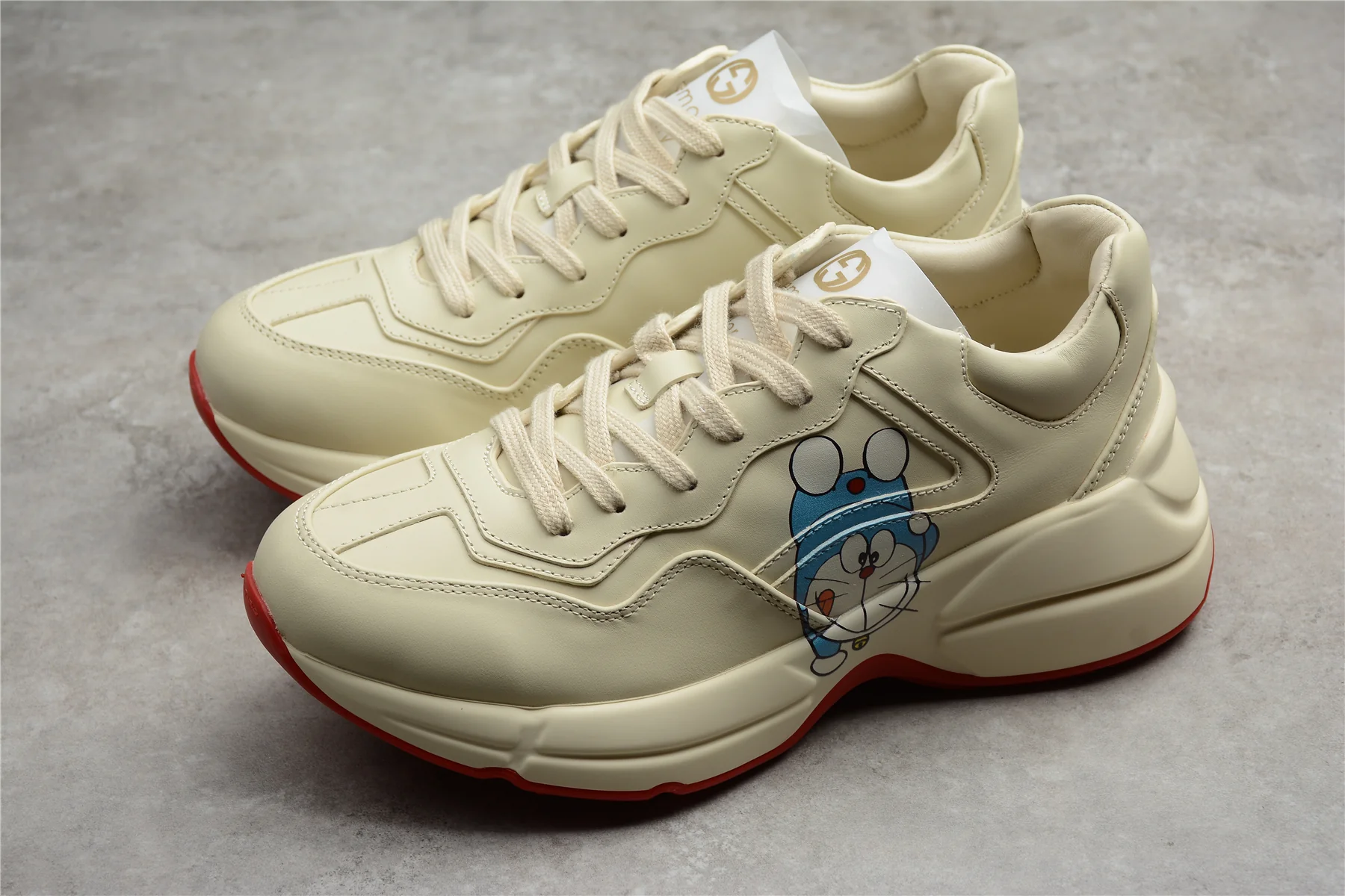 Gucci x Doraemon Rhyton Sneakers - Sneaker Replica Workshop