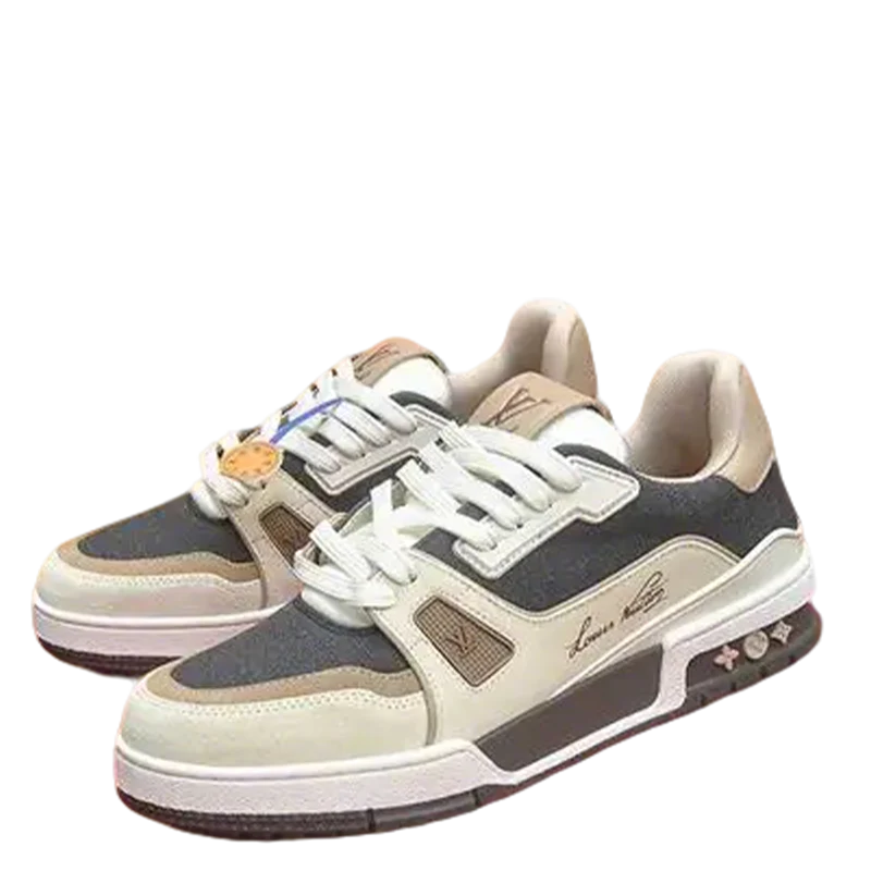Unisex Louis Vuitton Sneakers With Neutral Tones For Everyday Style - Sneaker Replica Workshop