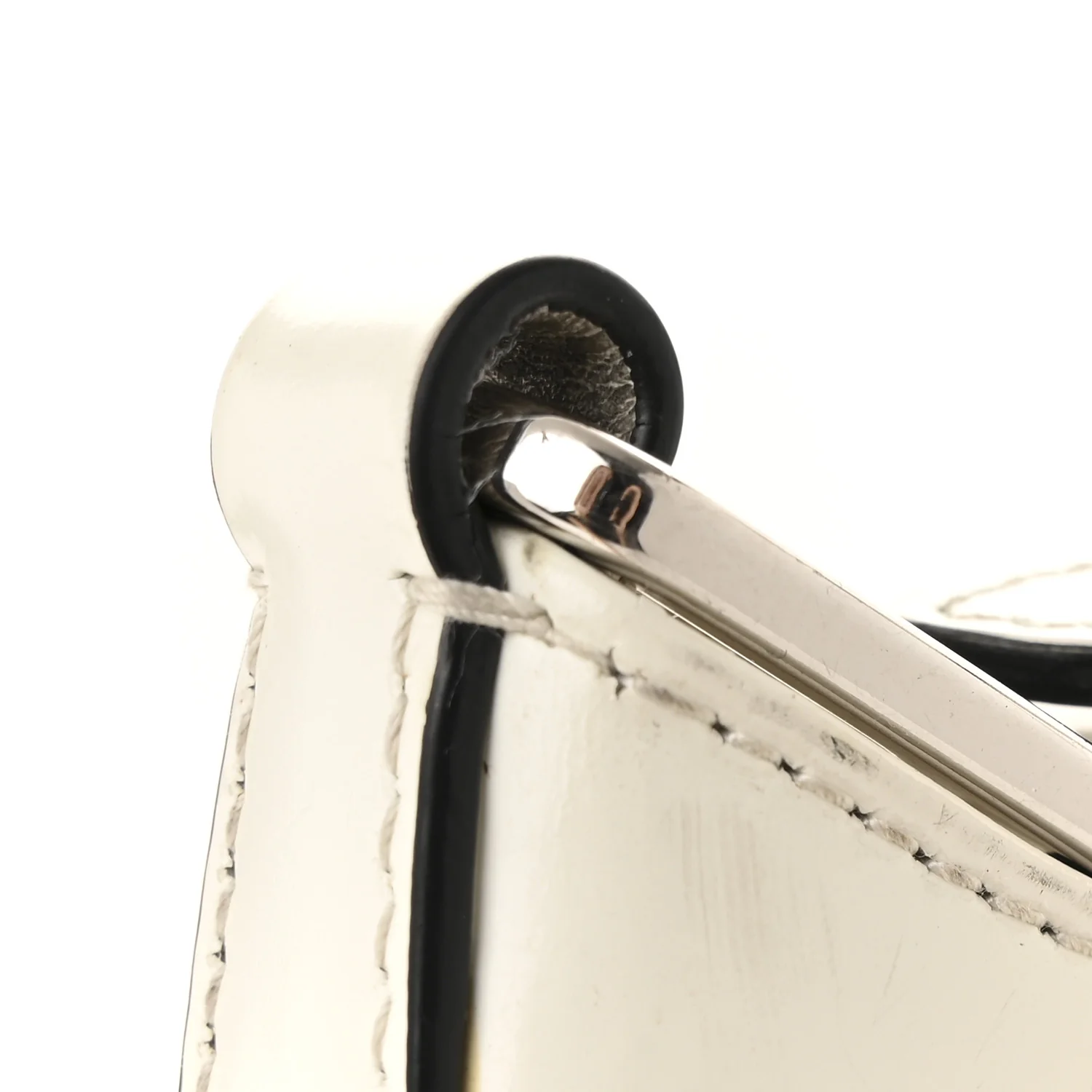 Spazzolato Cleo Adjustable Strap Shoulder Bag White - Top Club