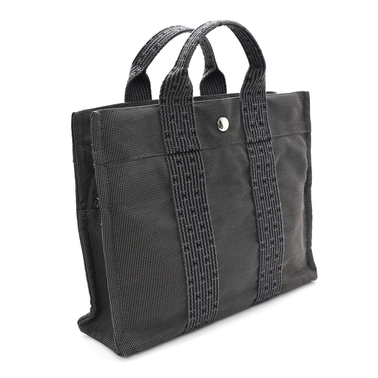 Canvas Herline PM Tote Grey
