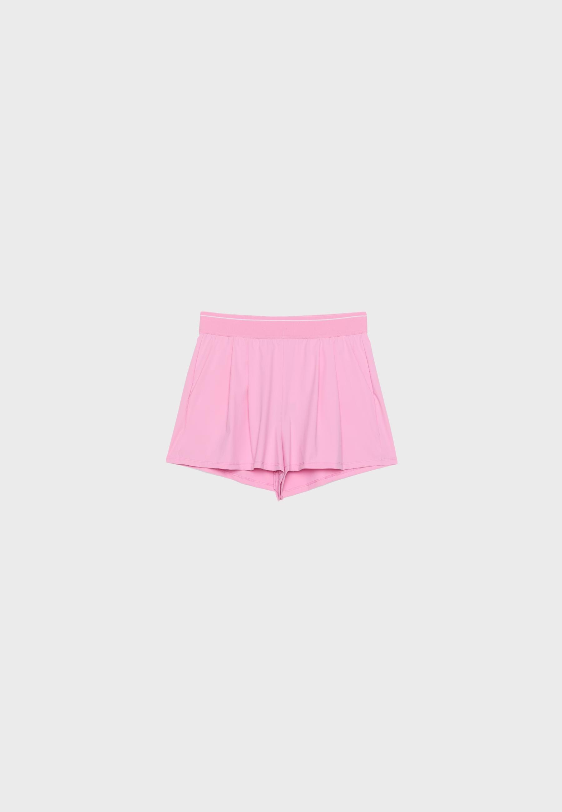 SMART SHORTS WITH ELASTICATED WAISTBAND