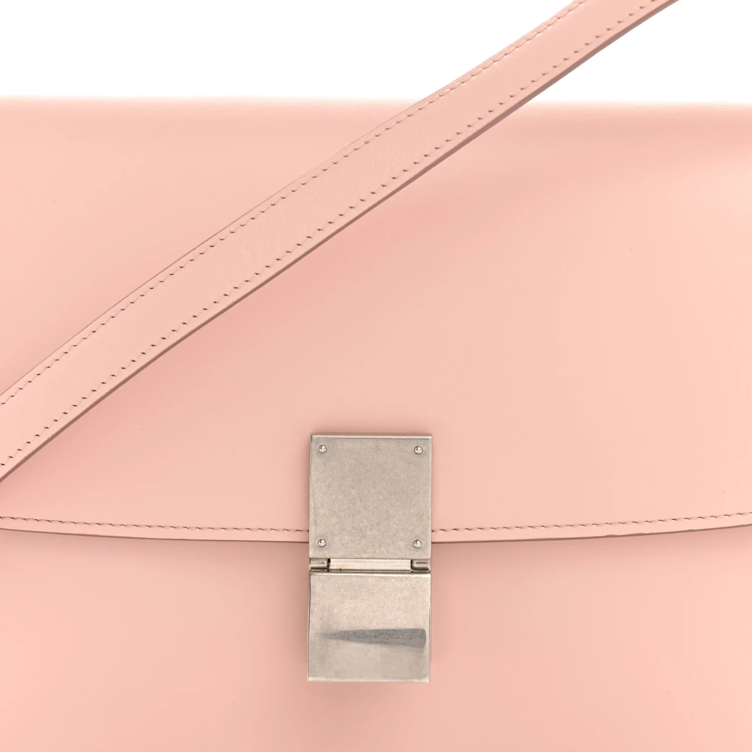 Smooth Calfskin Medium Classic Box Flap Bag Pink - Top Club