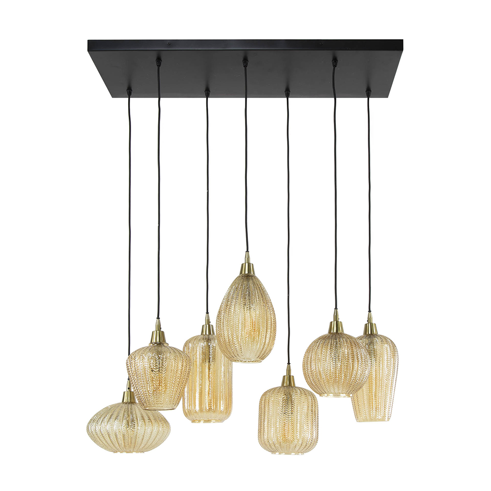 Hanglamp Buckingham Amber Aanbieding
