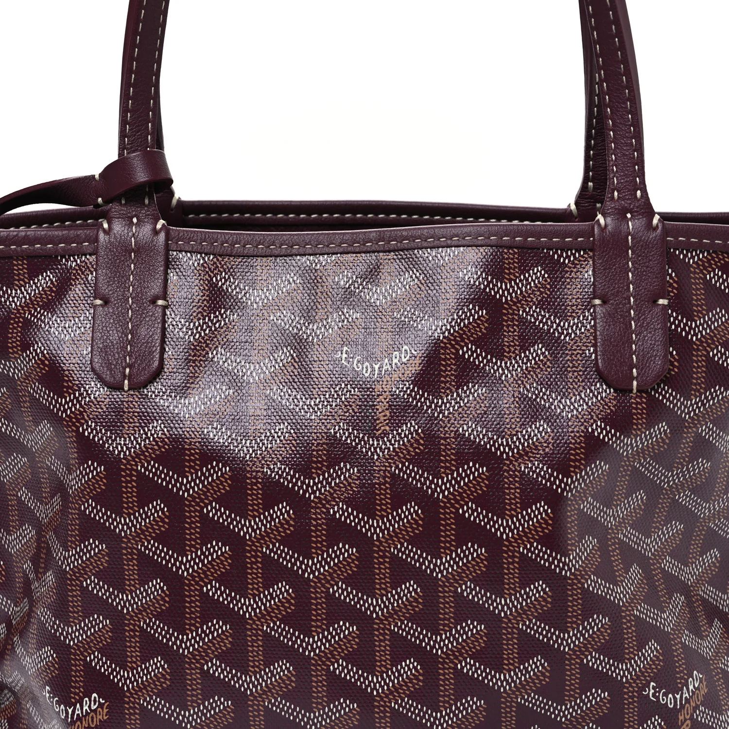 Goyardine Reversible Mini Anjou Burgundy - Top Club