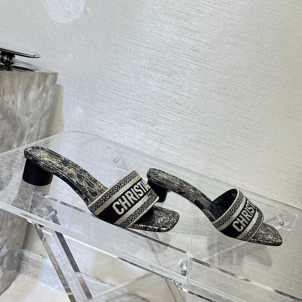 Dior Dway Heeled Slide - Top Club