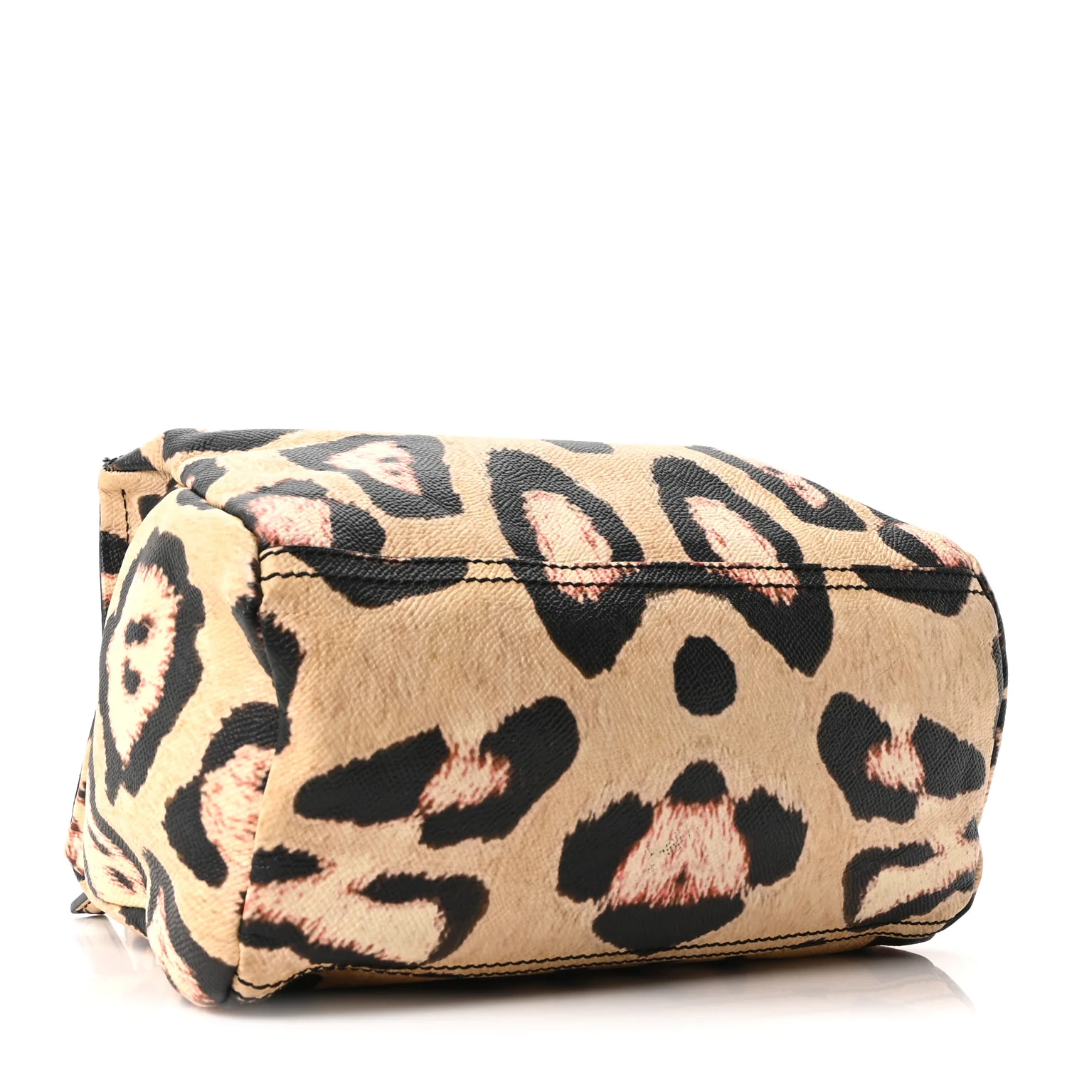 Calfskin Leopard Print Small Pandora Multicolor - Top Club