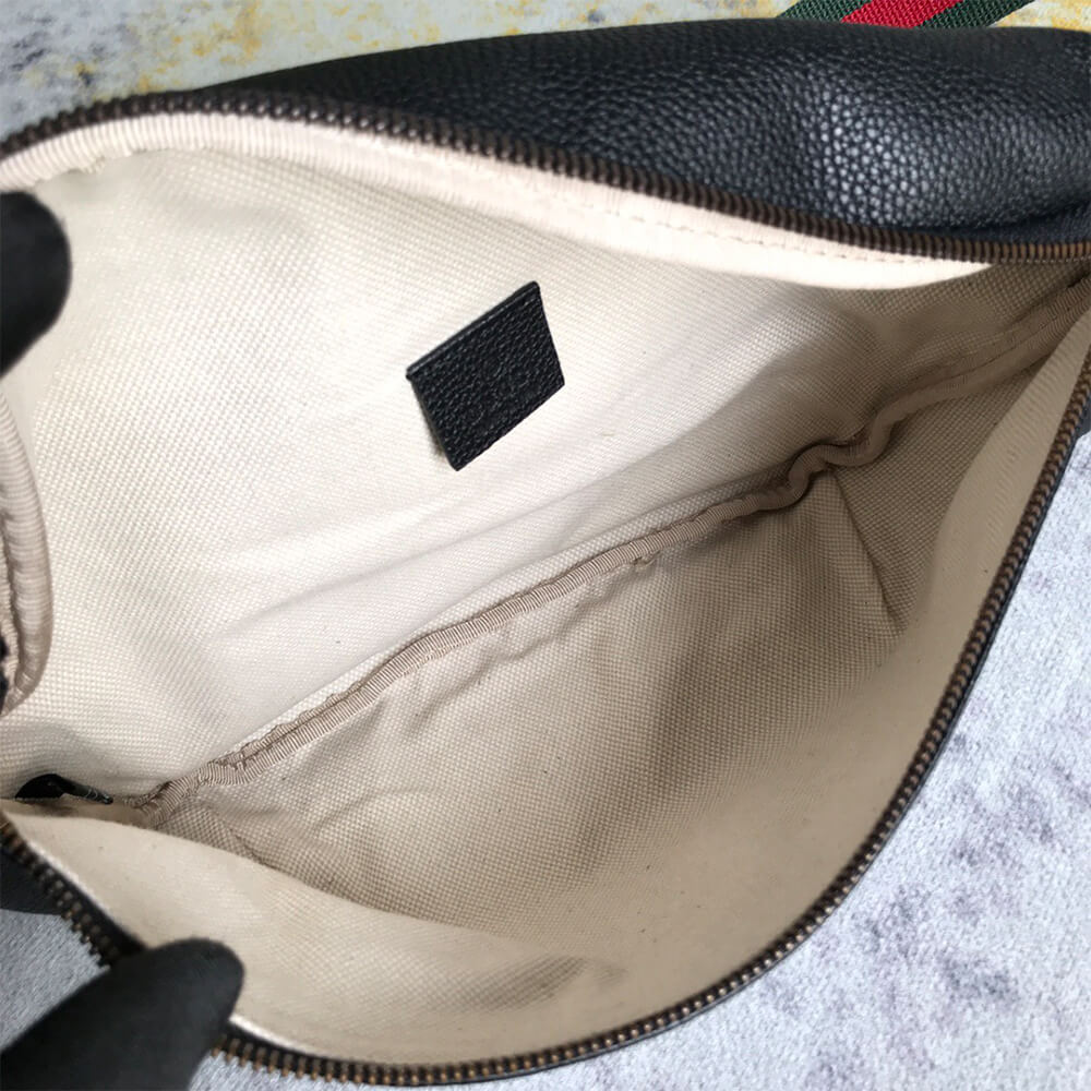 GG PRINT LEATHER BUMBAG - Top Club