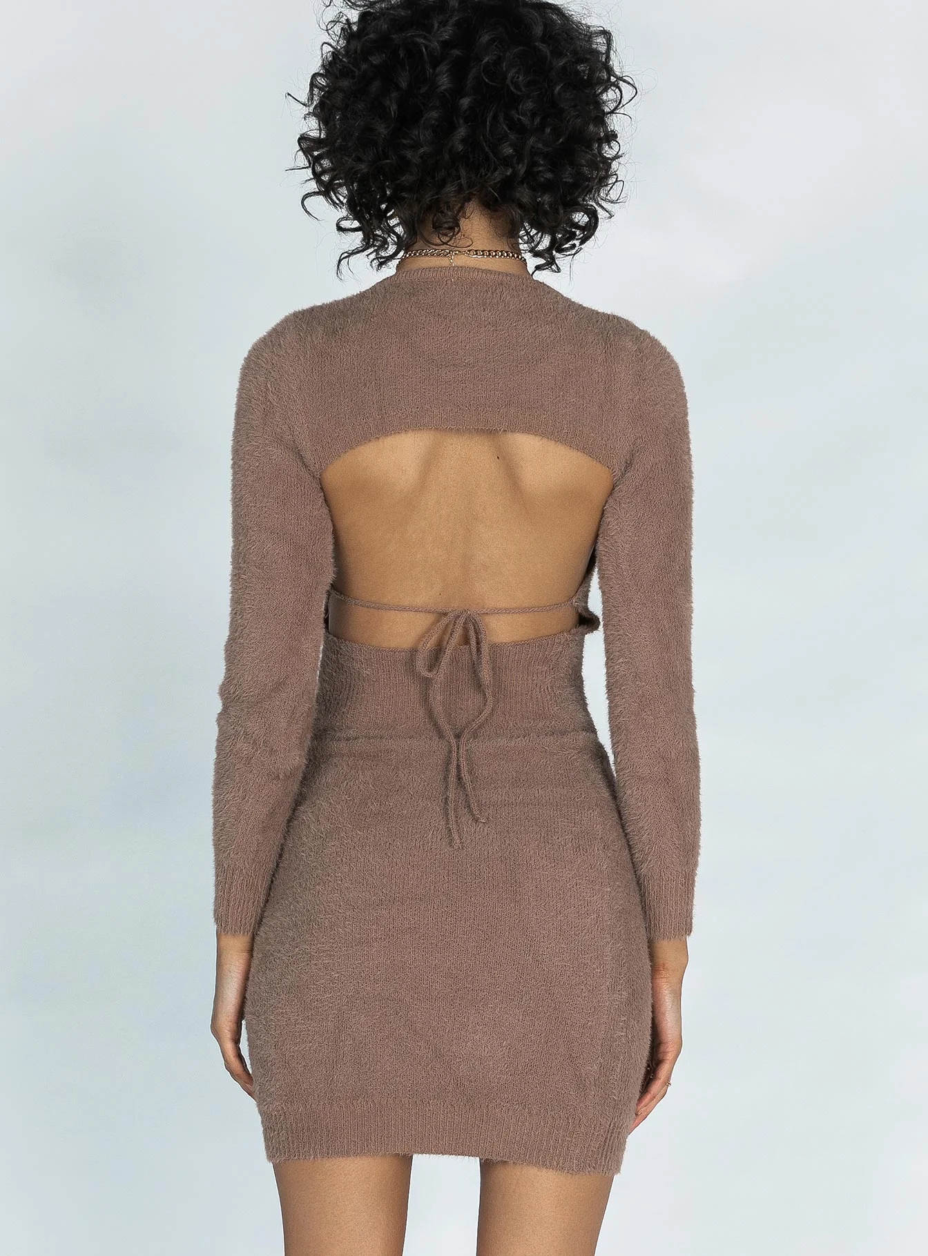 Dani Mini Dress Brown