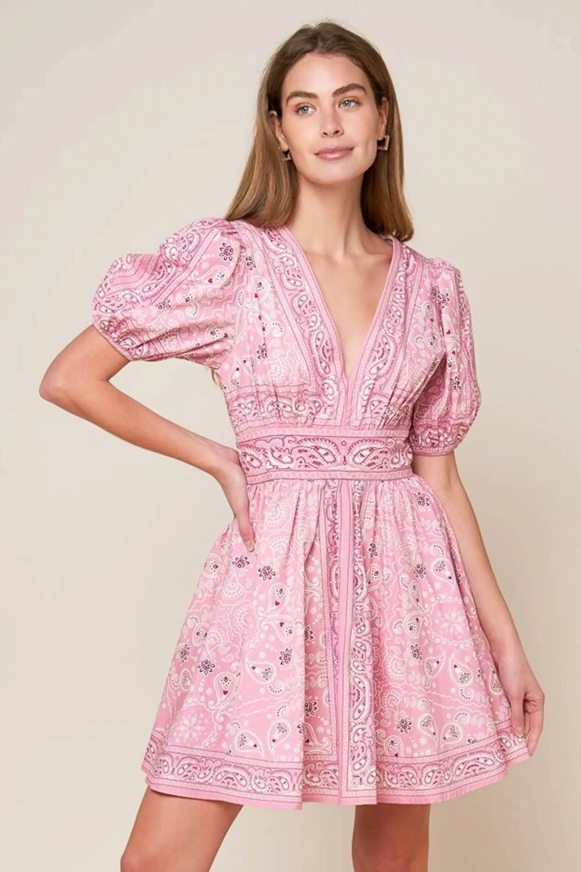Forget Me Not Paisley Dress - ALJEGJ