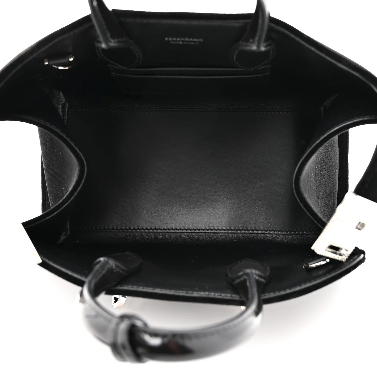 Velvet Strass XS Hug Bag Black - Top Club