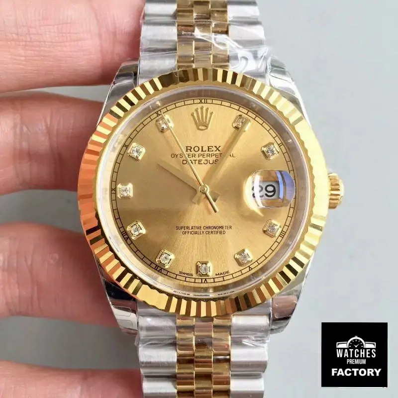 Rolex Datejust II 116333 41MM EW Factory Champagne Dial