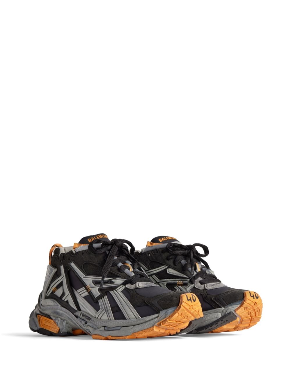 Balenciaga Dupes Runner distressed panelled sneakers - Cola - Sneaker Replica Workshop